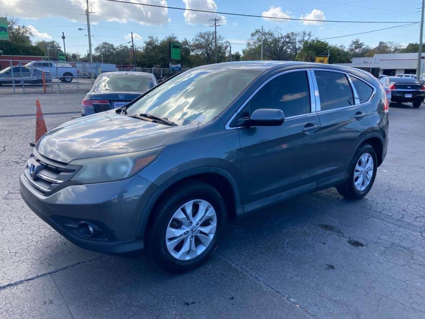 2012 GRAY HONDA CR-V EX (5J6RM3H57CL) with an 2.4L engine, Automatic transmission, located at 2929 9th St. West, Bradenton, 34205, (941) 242-2810, 27.473591, -82.570679 - Photo#6