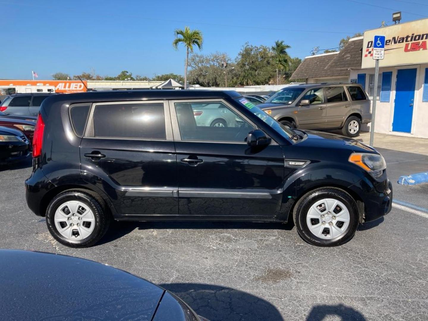 2012 BLACK KIA SOUL + (KNDJT2A59C7) with an 1.6L engine, Automatic transmission, located at 2929 9th St. West, Bradenton, 34205, (941) 242-2810, 27.473591, -82.570679 - Thanks for inquring into DriveNation USA! All vehicles listed can be viewed at www.drivenationusa.com for vehicle history reports and additonal info. We cannot quote any terms such as down payments or monthly payments without an application. You can apply directly at www.drivenationusa.com or by con - Photo#1