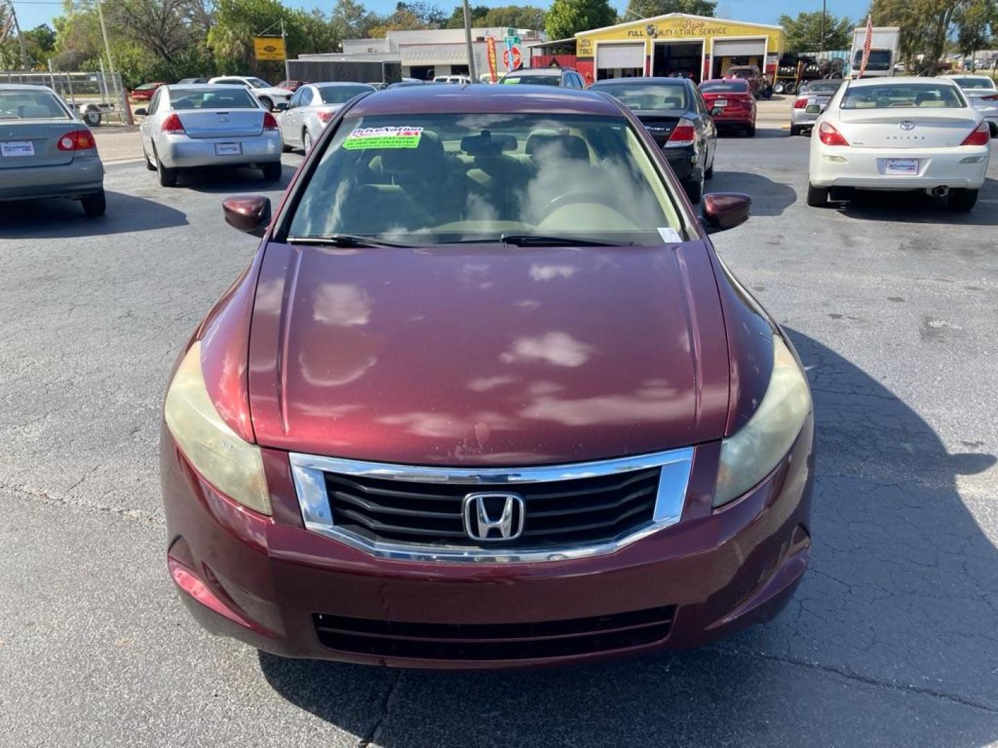 2010 MAROON HONDA ACCORD LX (1HGCP2F31AA) with an 2.4L engine, Automatic transmission, located at 2929 9th St. West, Bradenton, 34205, (941) 242-2810, 27.473591, -82.570679 - Photo#7