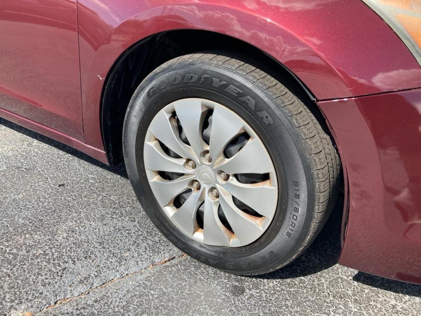 2010 MAROON HONDA ACCORD LX (1HGCP2F31AA) with an 2.4L engine, Automatic transmission, located at 2929 9th St. West, Bradenton, 34205, (941) 242-2810, 27.473591, -82.570679 - Photo#8