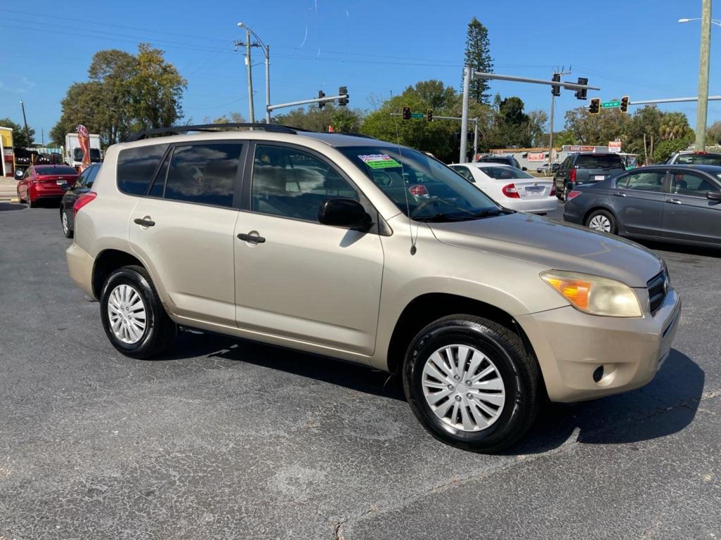 2008 GOLD TOYOTA RAV4 (JTMZD33V885) with an 2.4L engine, Automatic transmission, located at 2929 9th St. West, Bradenton, 34205, (941) 242-2810, 27.473591, -82.570679 - Photo#0