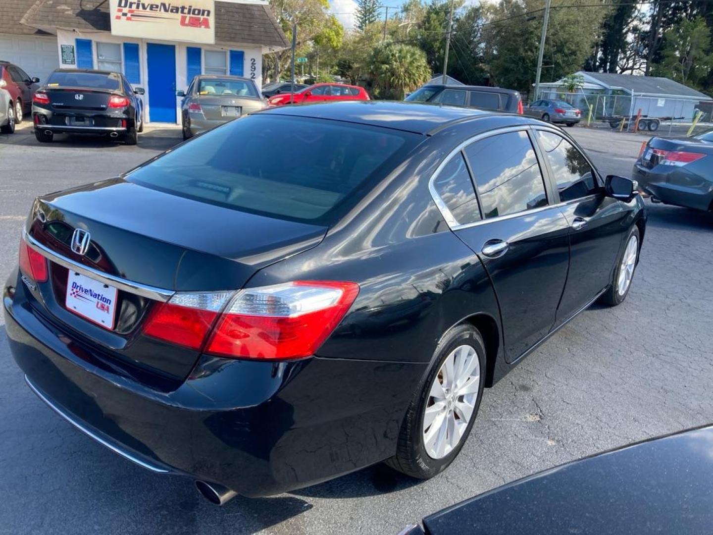 2015 BLACK HONDA ACCORD EX (1HGCR2F77FA) with an 2.4L engine, Continuously Variable transmission, located at 2929 9th St. West, Bradenton, 34205, (941) 242-2810, 27.473591, -82.570679 - Photo#2