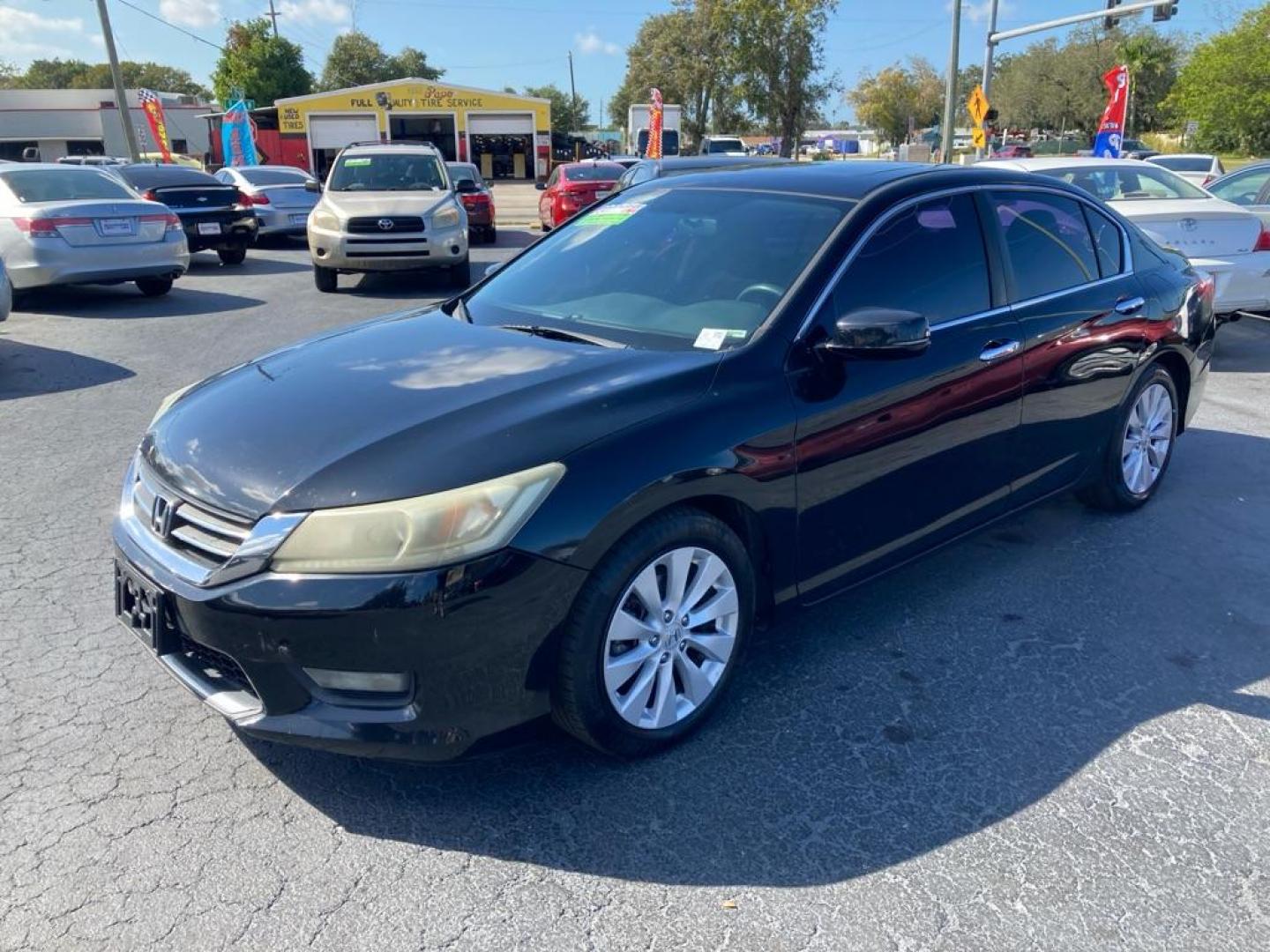 2015 BLACK HONDA ACCORD EX (1HGCR2F77FA) with an 2.4L engine, Continuously Variable transmission, located at 2929 9th St. West, Bradenton, 34205, (941) 242-2810, 27.473591, -82.570679 - Photo#6