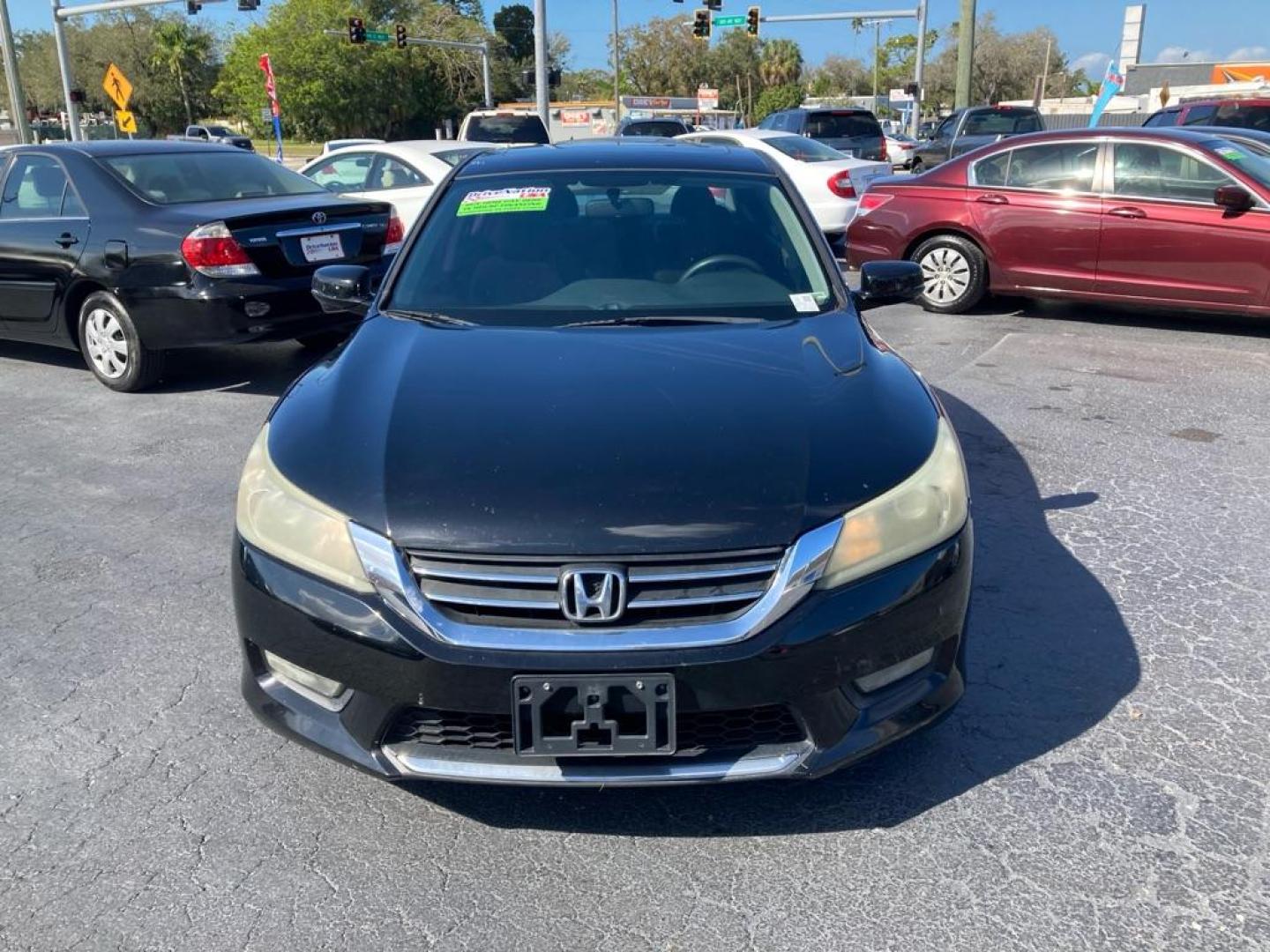 2015 BLACK HONDA ACCORD EX (1HGCR2F77FA) with an 2.4L engine, Continuously Variable transmission, located at 2929 9th St. West, Bradenton, 34205, (941) 242-2810, 27.473591, -82.570679 - Photo#7