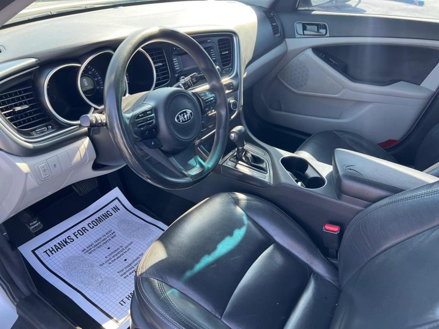 2014 SILVER KIA OPTIMA LX (KNAGM4A73E5) with an 2.4L engine, Automatic transmission, located at 2929 9th St. West, Bradenton, 34205, (941) 242-2810, 27.473591, -82.570679 - Photo#10