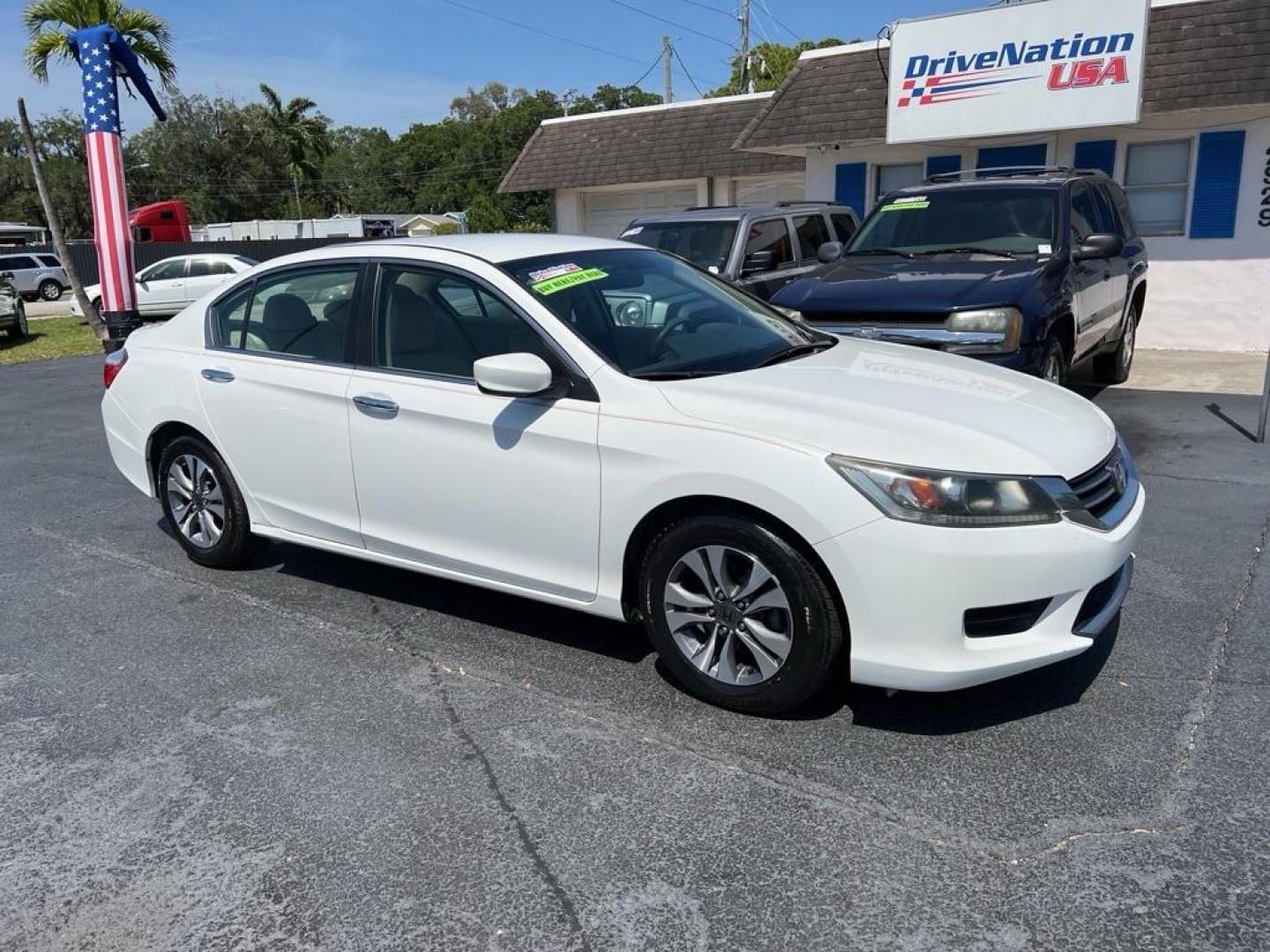 2015 WHITE HONDA ACCORD SPORT (1HGCR2F59FA) with an 2.4L engine, Continuously Variable transmission, located at 2929 9th St. West, Bradenton, 34205, (941) 242-2810, 27.473591, -82.570679 - Thanks for inquring into DriveNation USA! All vehicles listed can be viewed at www.drivenationusa.com for vehicle history reports and additonal info. We cannot quote any terms such as down payments or monthly payments without an application. You can apply directly at www.drivenationusa.com or by con - Photo#0