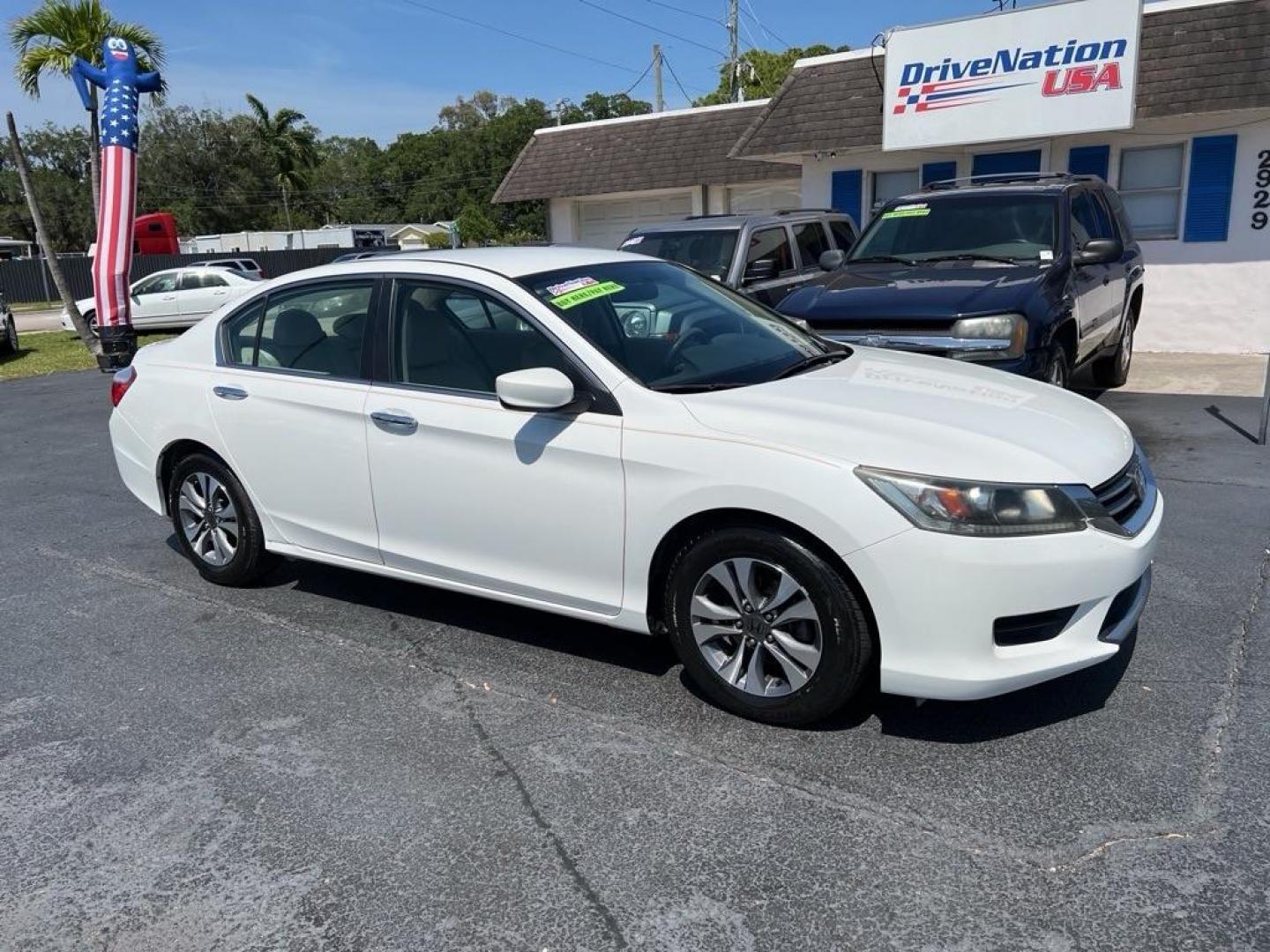 2015 WHITE HONDA ACCORD SPORT (1HGCR2F59FA) with an 2.4L engine, Continuously Variable transmission, located at 2929 9th St. West, Bradenton, 34205, (941) 242-2810, 27.473591, -82.570679 - Thanks for inquring into DriveNation USA! All vehicles listed can be viewed at www.drivenationusa.com for vehicle history reports and additonal info. We cannot quote any terms such as down payments or monthly payments without an application. You can apply directly at www.drivenationusa.com or by con - Photo#1