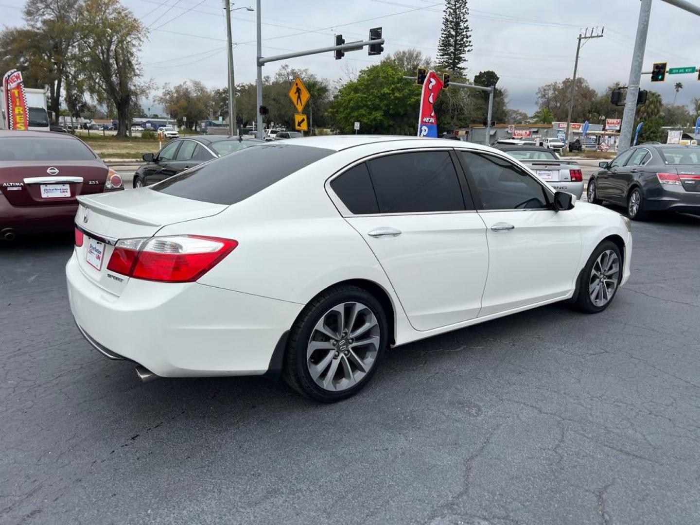 2015 WHITE HONDA ACCORD SPORT (1HGCR2F59FA) with an 2.4L engine, Continuously Variable transmission, located at 2929 9th St. West, Bradenton, 34205, (941) 242-2810, 27.473591, -82.570679 - Thanks for inquring into DriveNation USA! All vehicles listed can be viewed at www.drivenationusa.com for vehicle history reports and additonal info. We cannot quote any terms such as down payments or monthly payments without an application. You can apply directly at www.drivenationusa.com or by con - Photo#6