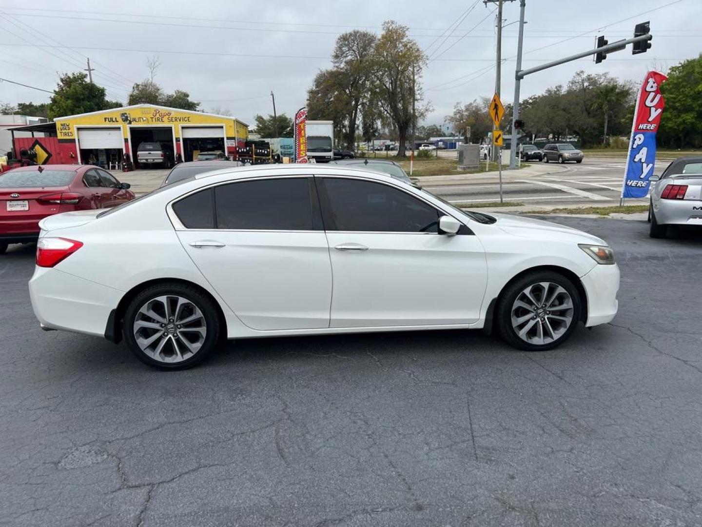 2015 WHITE HONDA ACCORD SPORT (1HGCR2F59FA) with an 2.4L engine, Continuously Variable transmission, located at 2929 9th St. West, Bradenton, 34205, (941) 242-2810, 27.473591, -82.570679 - Thanks for inquring into DriveNation USA! All vehicles listed can be viewed at www.drivenationusa.com for vehicle history reports and additonal info. We cannot quote any terms such as down payments or monthly payments without an application. You can apply directly at www.drivenationusa.com or by con - Photo#7