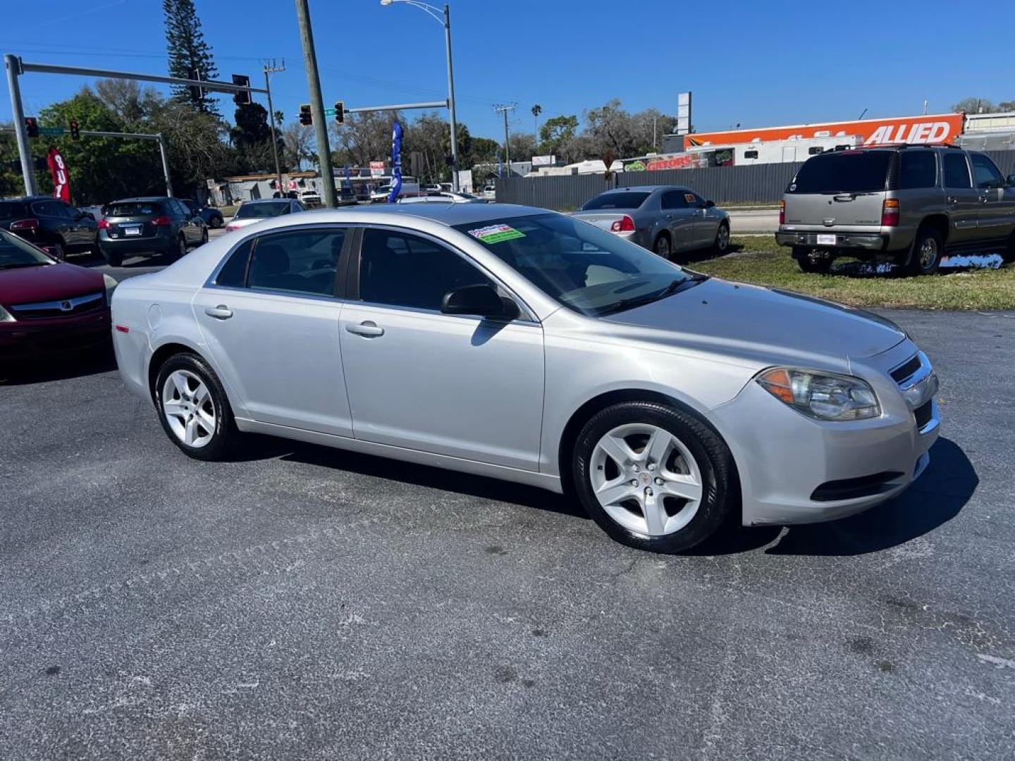 2011 SILVER CHEVROLET MALIBU LS (1G1ZB5E19BF) with an 2.4L engine, Automatic transmission, located at 2929 9th St. West, Bradenton, 34205, (941) 242-2810, 27.473591, -82.570679 - Photo#0