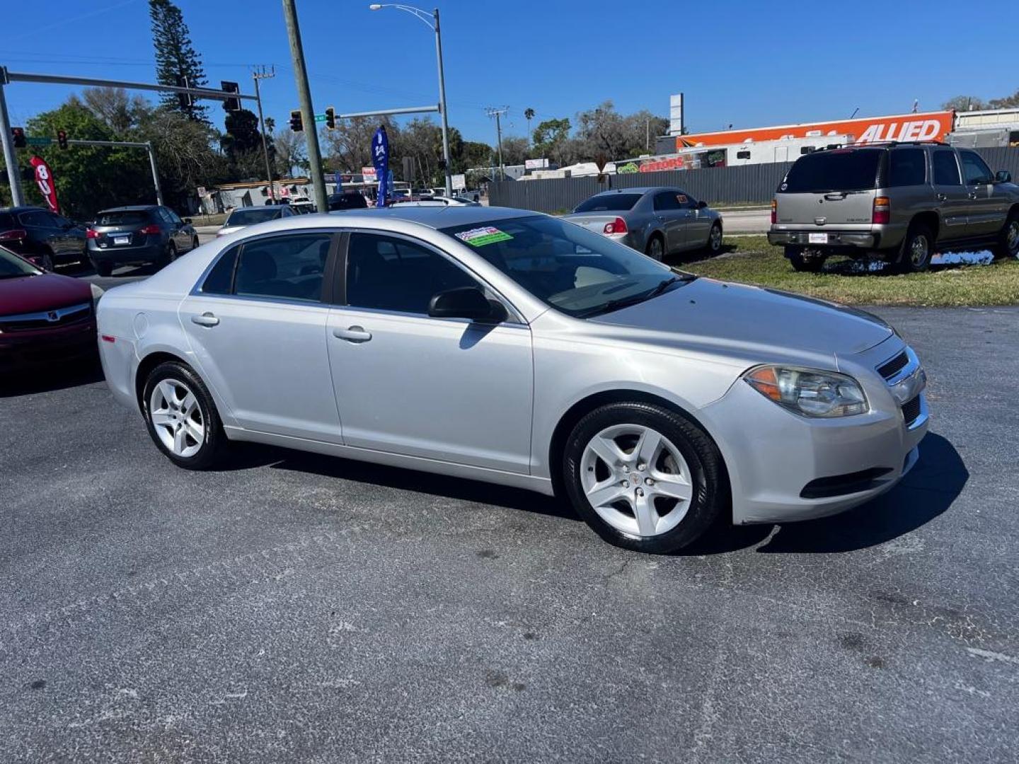 2011 SILVER CHEVROLET MALIBU LS (1G1ZB5E19BF) with an 2.4L engine, Automatic transmission, located at 2929 9th St. West, Bradenton, 34205, (941) 242-2810, 27.473591, -82.570679 - Photo#1