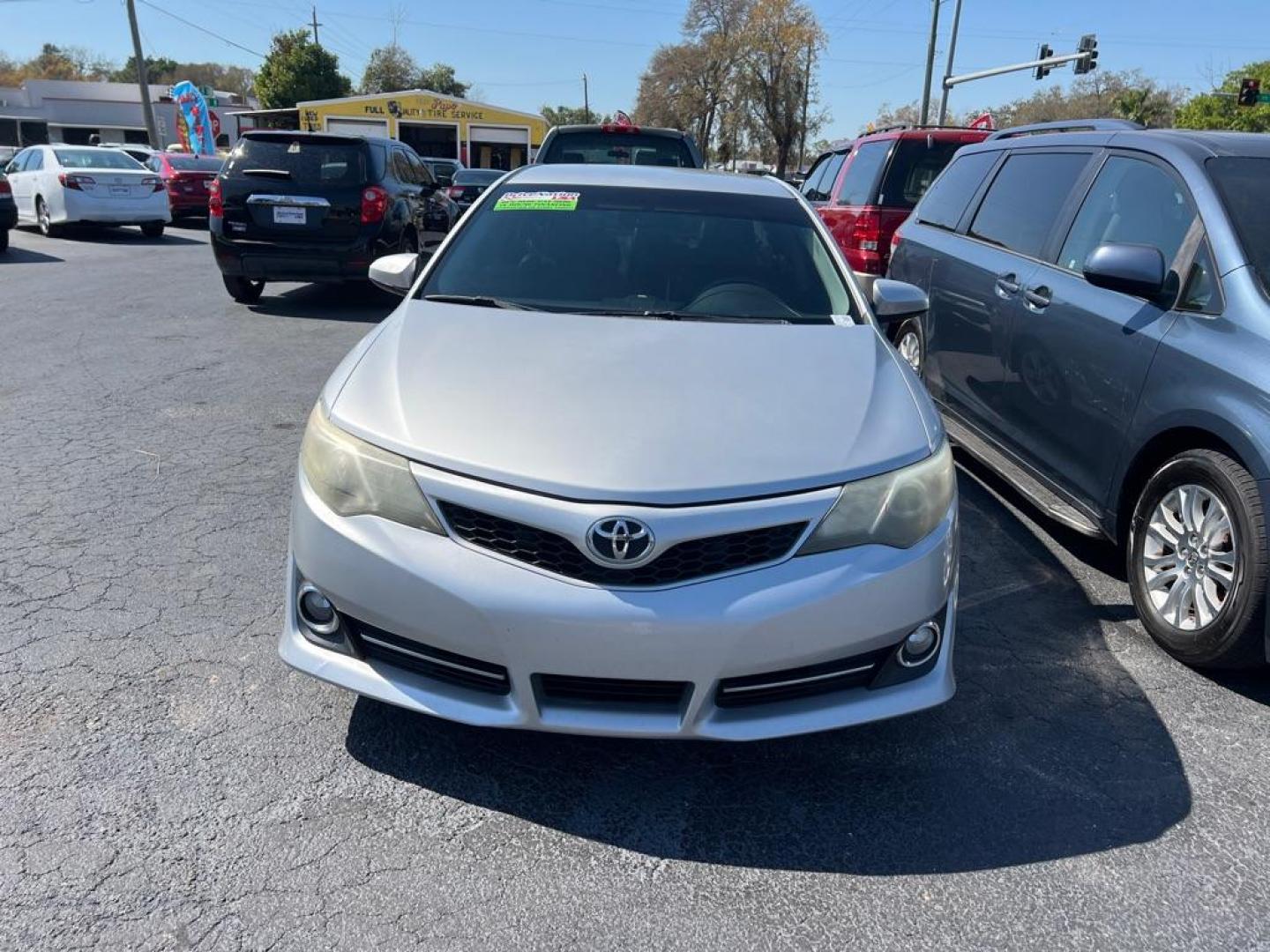 2012 SILVER TOYOTA CAMRY SE (4T1BF1FKXCU) with an 2.5L engine, Automatic transmission, located at 2929 9th St. West, Bradenton, 34205, (941) 242-2810, 27.473591, -82.570679 - Photo#2