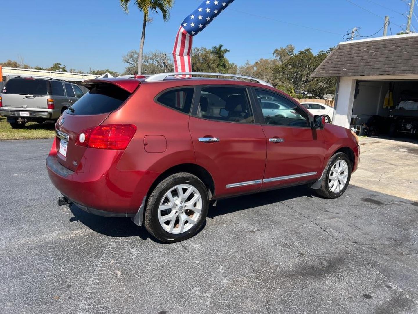 2013 RED NISSAN ROGUE S (JN8AS5MT3DW) with an 2.5L engine, Continuously Variable transmission, located at 2929 9th St. West, Bradenton, 34205, (941) 242-2810, 27.473591, -82.570679 - Photo#7