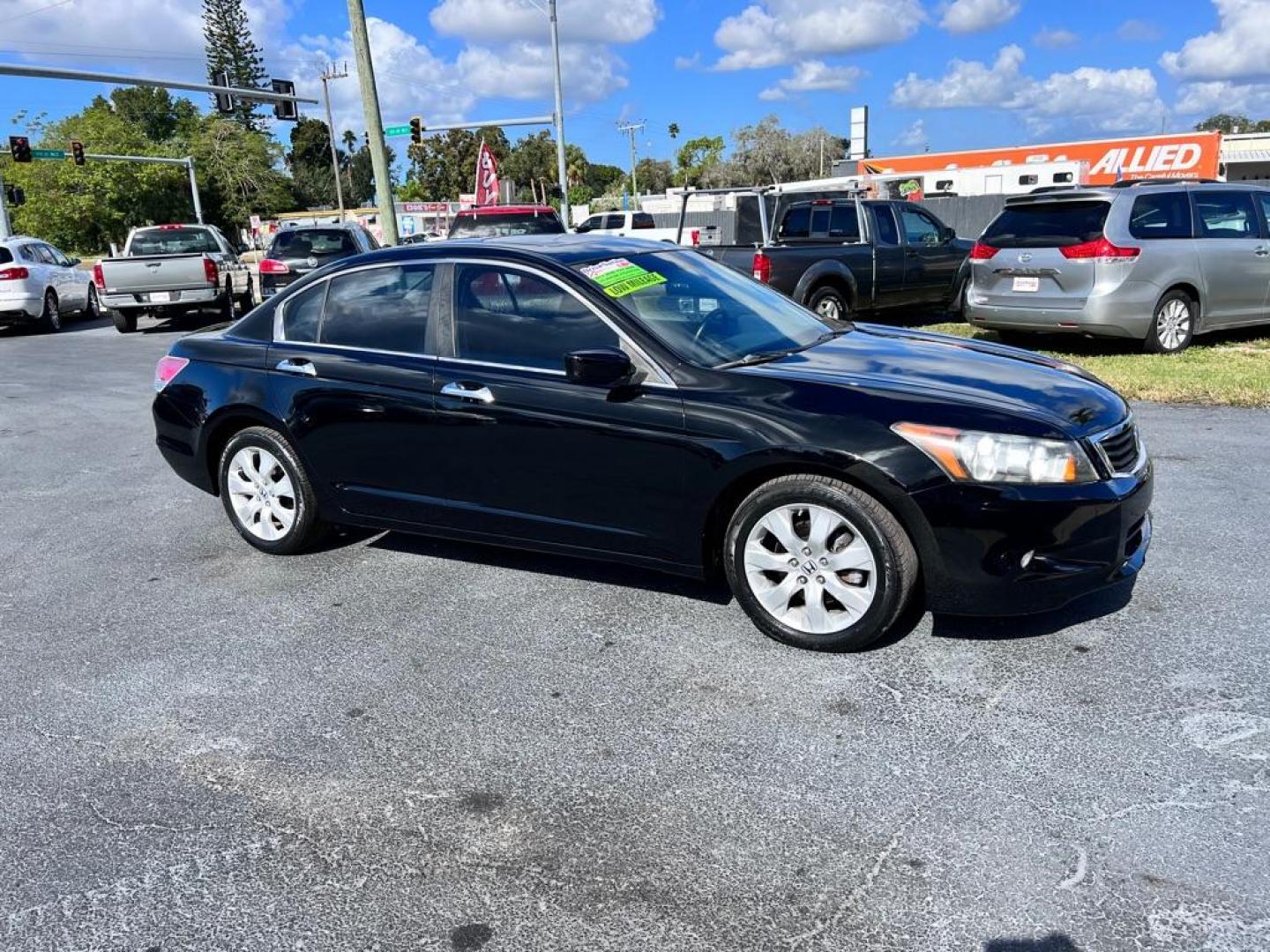 2012 BLACK HONDA ACCORD SE (1HGCP2F60CA) with an 2.4L engine, Automatic transmission, located at 2929 9th St. West, Bradenton, 34205, (941) 242-2810, 27.473591, -82.570679 - Photo#0