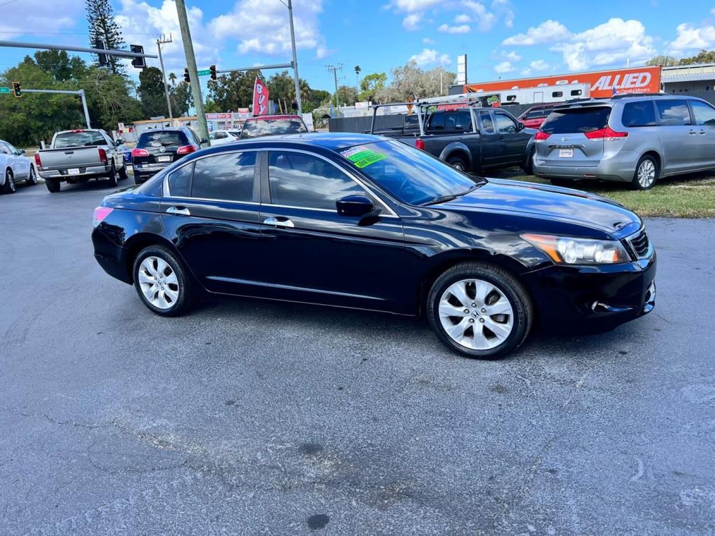 2012 BLACK HONDA ACCORD SE (1HGCP2F60CA) with an 2.4L engine, Automatic transmission, located at 2929 9th St. West, Bradenton, 34205, (941) 242-2810, 27.473591, -82.570679 - Photo#3