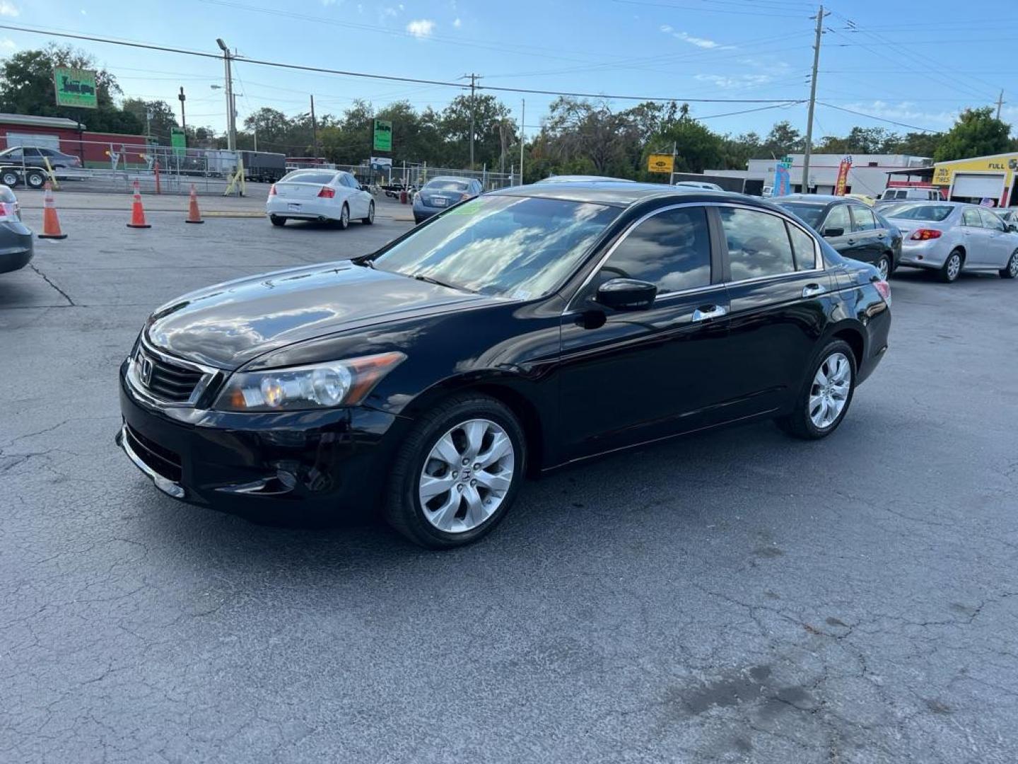 2012 BLACK HONDA ACCORD SE (1HGCP2F60CA) with an 2.4L engine, Automatic transmission, located at 2929 9th St. West, Bradenton, 34205, (941) 242-2810, 27.473591, -82.570679 - Photo#4