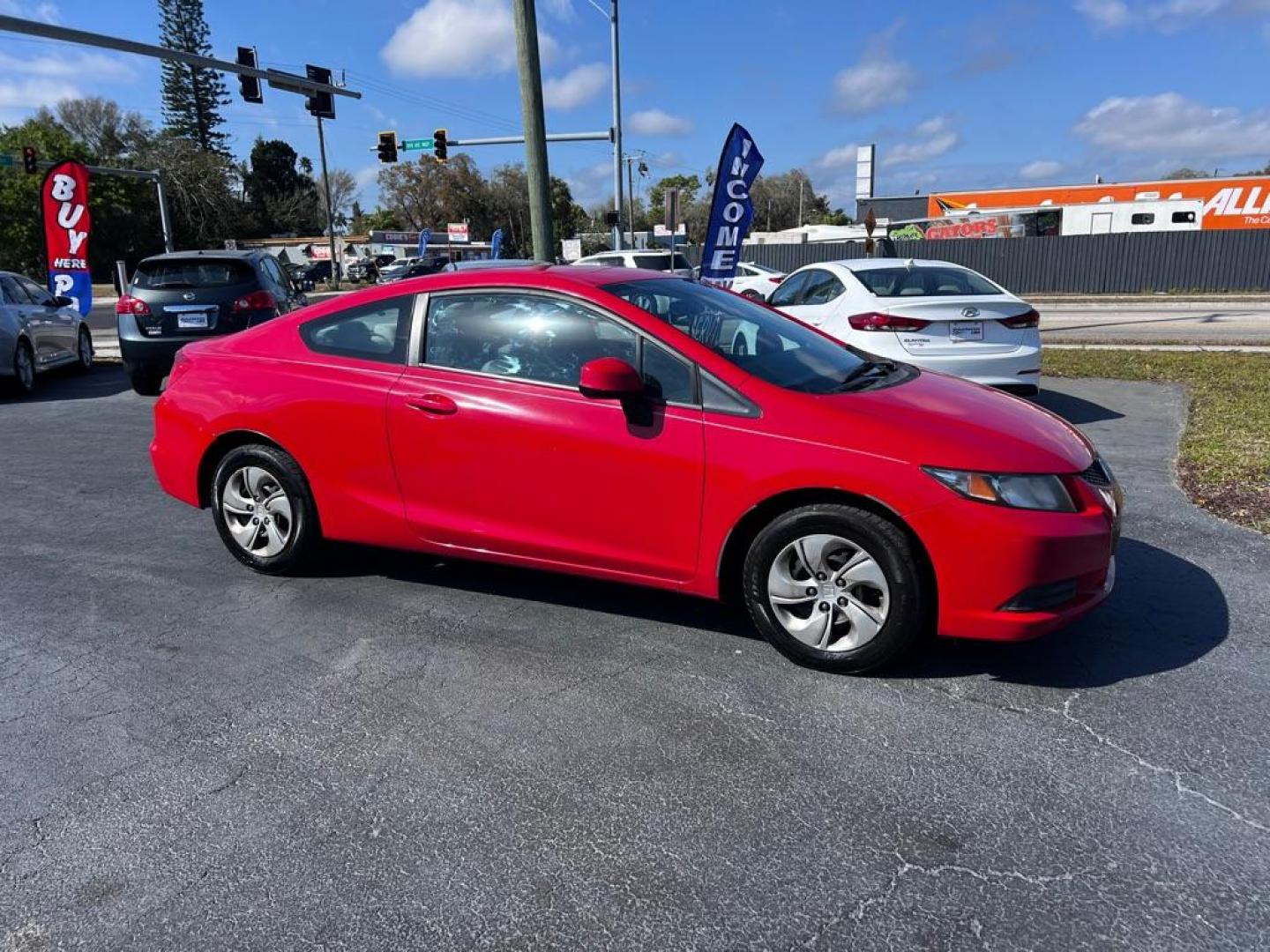 2013 RED HONDA CIVIC LX (2HGFG3B58DH) with an 1.8L engine, Automatic transmission, located at 2929 9th St. West, Bradenton, 34205, (941) 242-2810, 27.473591, -82.570679 - Thanks for inquring into DriveNation USA! All vehicles listed can be viewed at www.drivenationusa.com for vehicle history reports and additonal info. We cannot quote any terms such as down payments or monthly payments without an application. You can apply directly at www.drivenationusa.com or by con - Photo#1