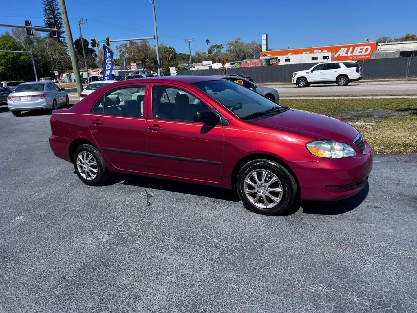 2008 RED TOYOTA COROLLA S (1NXBR32E18Z) with an 1.8 engine, Automatic transmission, located at 2929 9th St. West, Bradenton, 34205, (941) 242-2810, 27.473591, -82.570679 - Photo#0