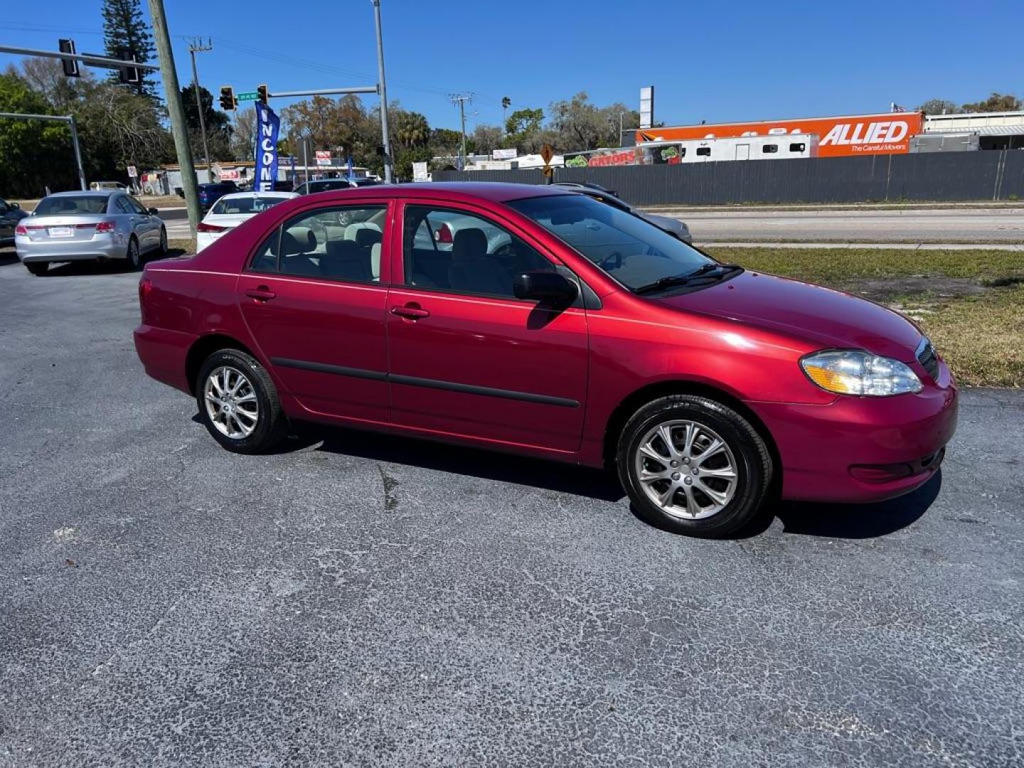 2008 RED TOYOTA COROLLA S (1NXBR32E18Z) with an 1.8 engine, Automatic transmission, located at 2929 9th St. West, Bradenton, 34205, (941) 242-2810, 27.473591, -82.570679 - Photo#1