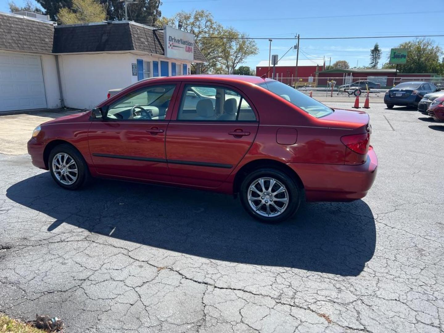 2008 RED TOYOTA COROLLA S (1NXBR32E18Z) with an 1.8 engine, Automatic transmission, located at 2929 9th St. West, Bradenton, 34205, (941) 242-2810, 27.473591, -82.570679 - Photo#4