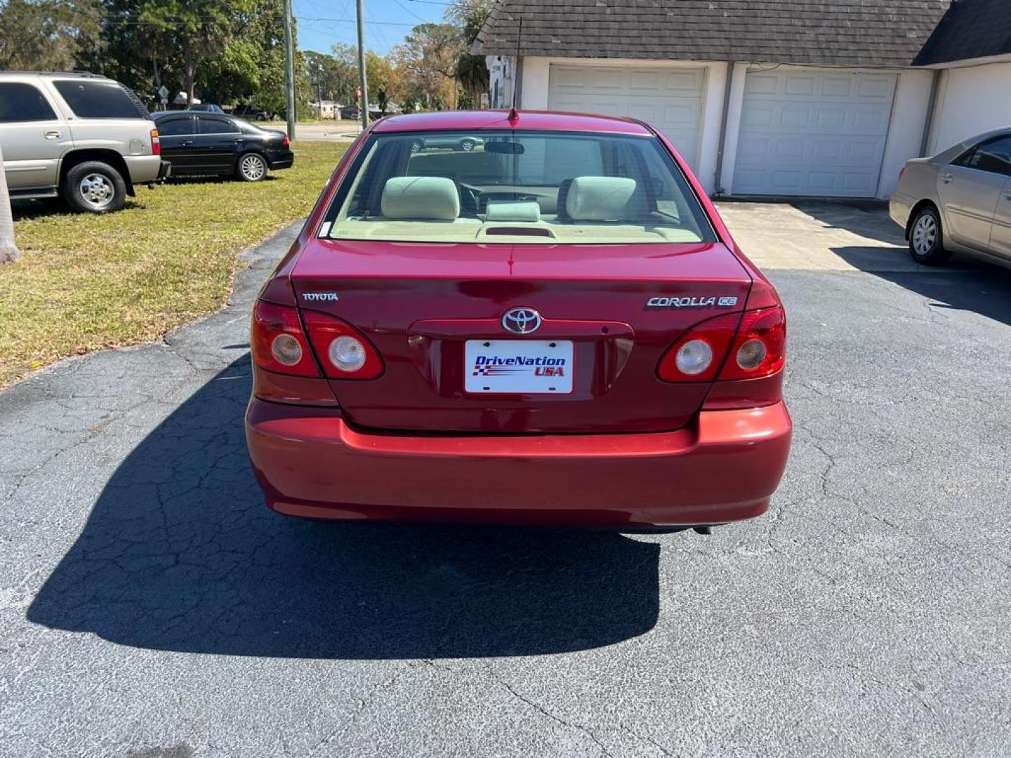 2008 RED TOYOTA COROLLA S (1NXBR32E18Z) with an 1.8 engine, Automatic transmission, located at 2929 9th St. West, Bradenton, 34205, (941) 242-2810, 27.473591, -82.570679 - Photo#5