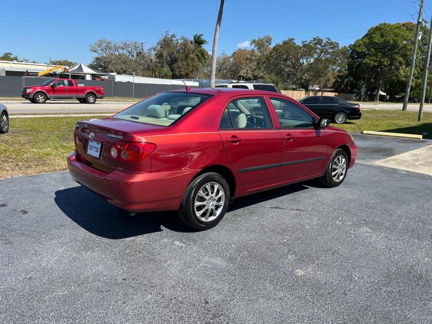 2008 RED TOYOTA COROLLA S (1NXBR32E18Z) with an 1.8 engine, Automatic transmission, located at 2929 9th St. West, Bradenton, 34205, (941) 242-2810, 27.473591, -82.570679 - Photo#6