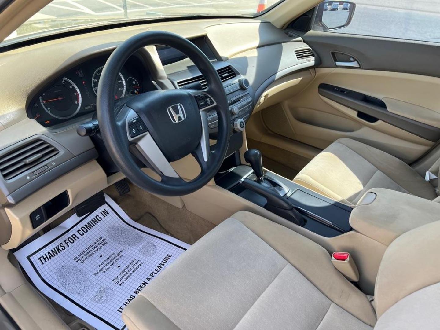 2009 TAN HONDA ACCORD LXP (1HGCP26449A) with an 2.4L engine, Automatic transmission, located at 2929 9th St. West, Bradenton, 34205, (941) 242-2810, 27.473591, -82.570679 - Photo#10