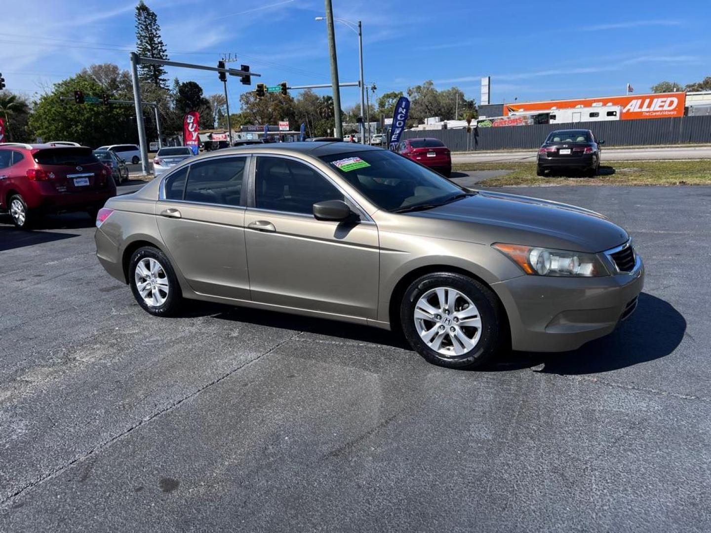 2009 TAN HONDA ACCORD LXP (1HGCP26449A) with an 2.4L engine, Automatic transmission, located at 2929 9th St. West, Bradenton, 34205, (941) 242-2810, 27.473591, -82.570679 - Photo#1