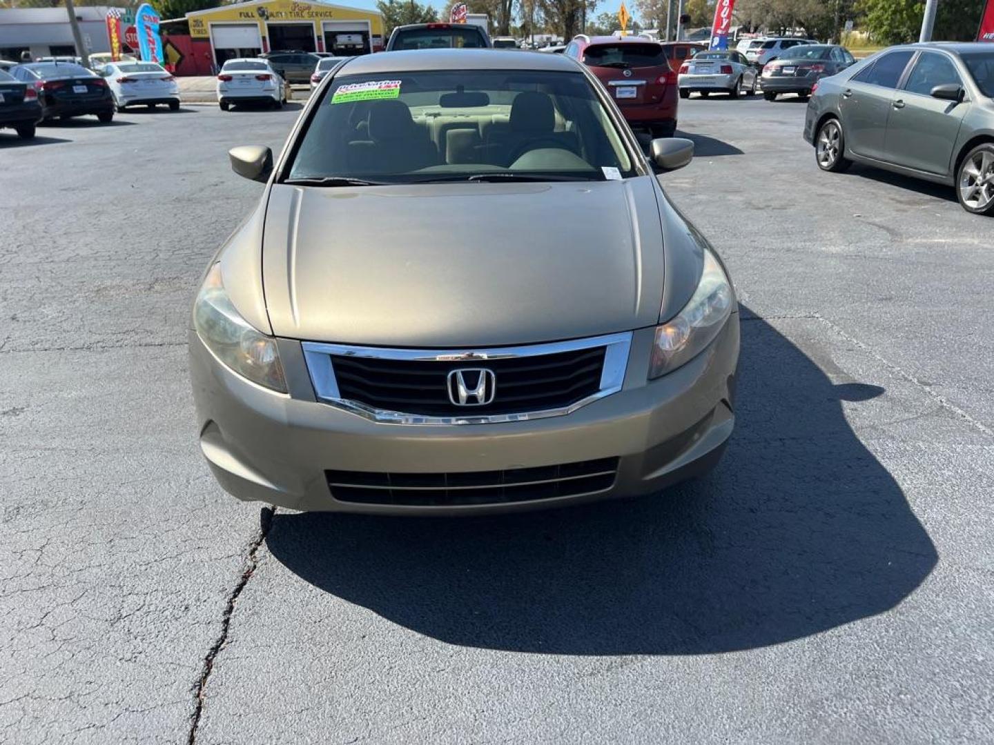 2009 TAN HONDA ACCORD LXP (1HGCP26449A) with an 2.4L engine, Automatic transmission, located at 2929 9th St. West, Bradenton, 34205, (941) 242-2810, 27.473591, -82.570679 - Photo#2