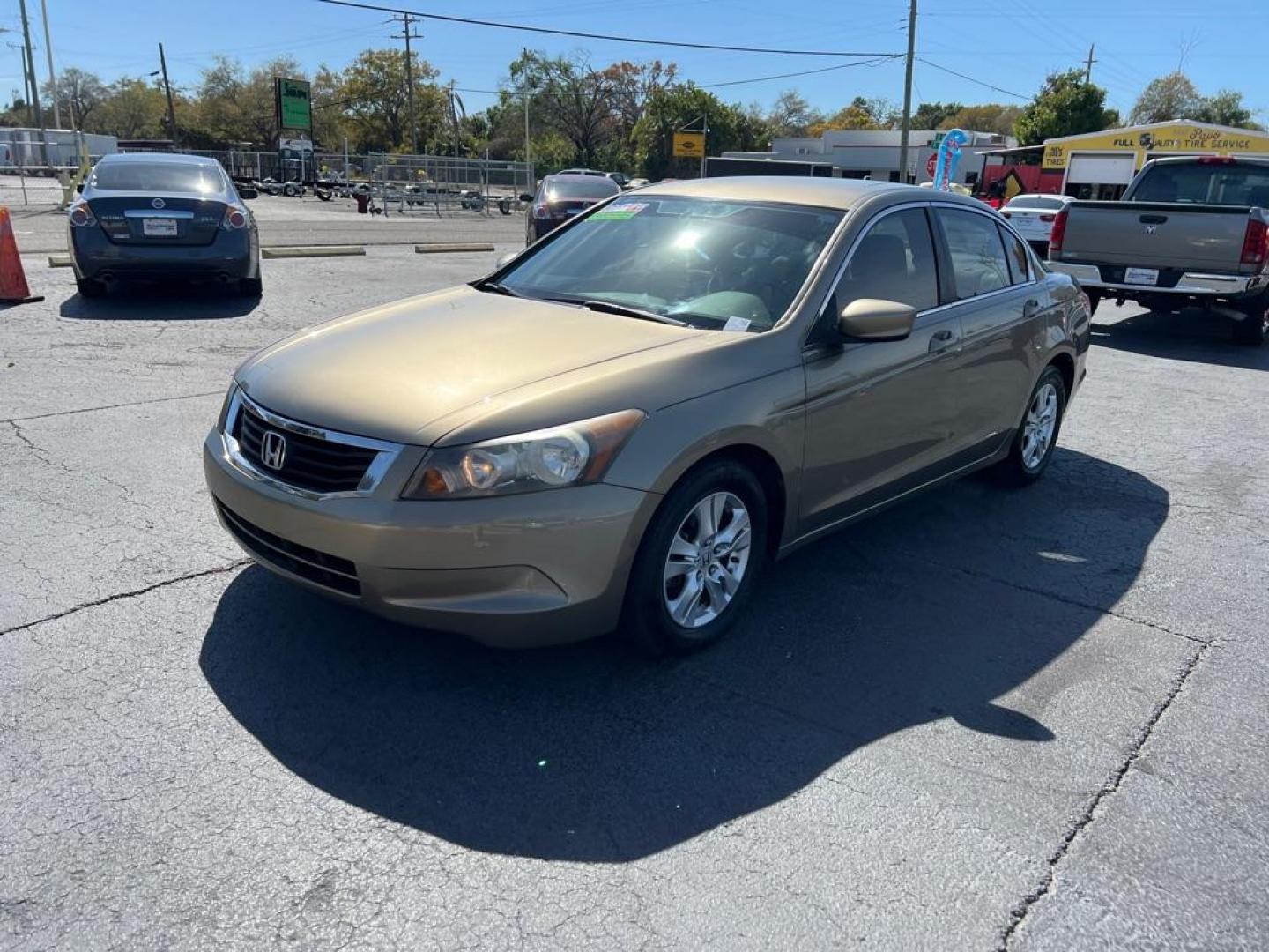 2009 TAN HONDA ACCORD LXP (1HGCP26449A) with an 2.4L engine, Automatic transmission, located at 2929 9th St. West, Bradenton, 34205, (941) 242-2810, 27.473591, -82.570679 - Photo#3