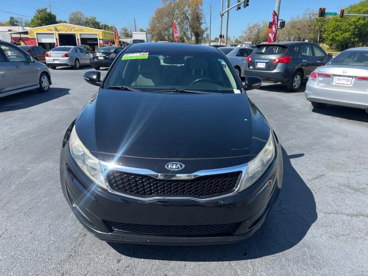 2012 BLACK KIA OPTIMA EX (5XXGN4A72CG) with an 2.4L engine, Automatic transmission, located at 2929 9th St. West, Bradenton, 34205, (941) 242-2810, 27.473591, -82.570679 - Photo#2