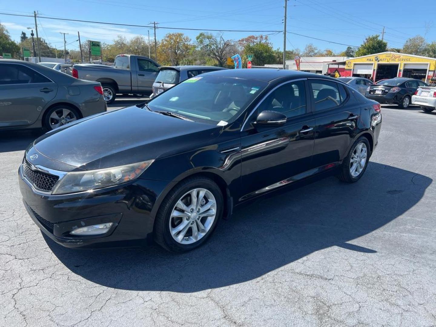 2012 BLACK KIA OPTIMA EX (5XXGN4A72CG) with an 2.4L engine, Automatic transmission, located at 2929 9th St. West, Bradenton, 34205, (941) 242-2810, 27.473591, -82.570679 - Photo#3