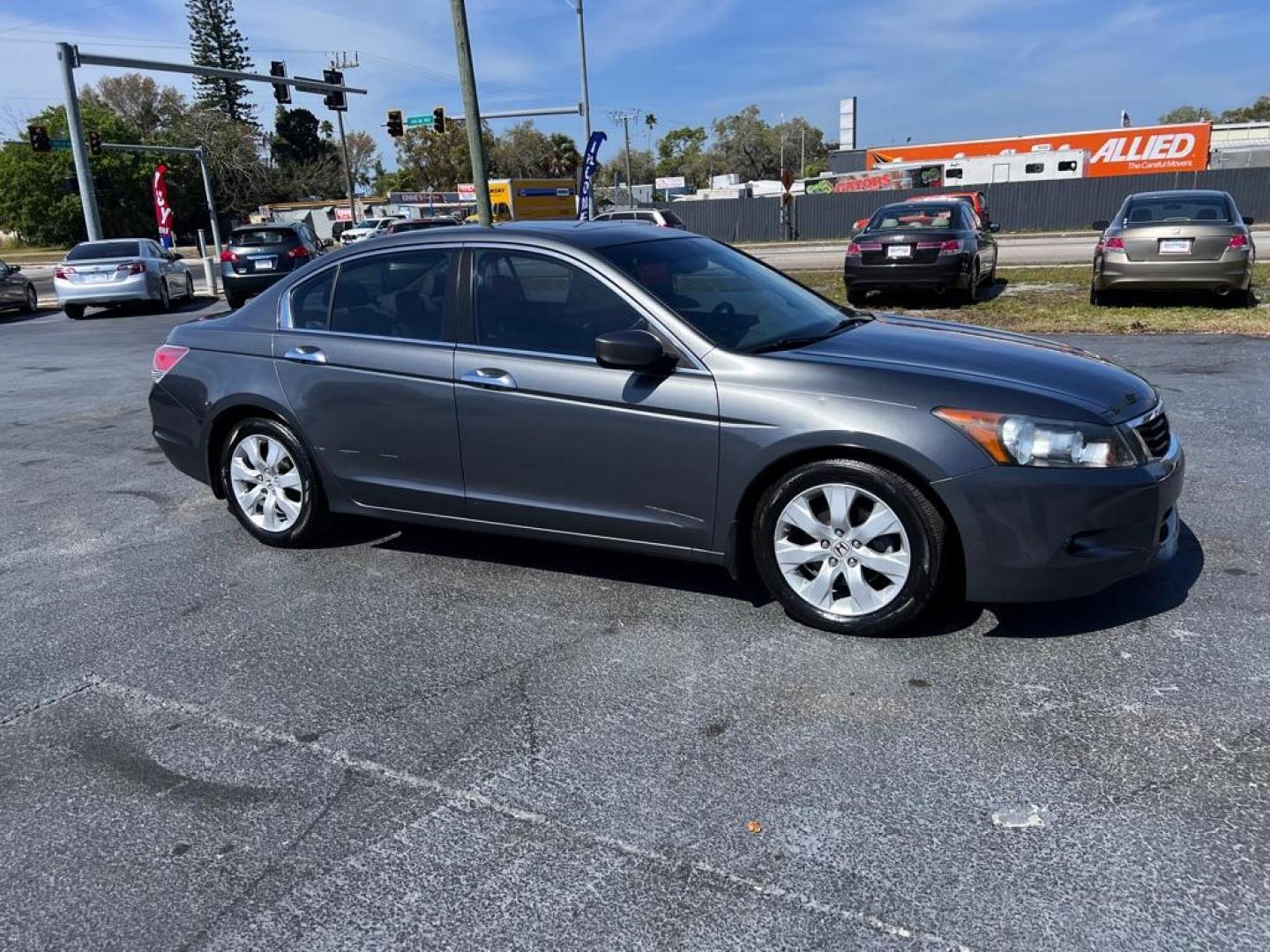 2010 GRAY HONDA ACCORD EXL (1HGCP3F8XAA) with an 3.5L engine, Automatic transmission, located at 2929 9th St. West, Bradenton, 34205, (941) 242-2810, 27.473591, -82.570679 - Photo#0