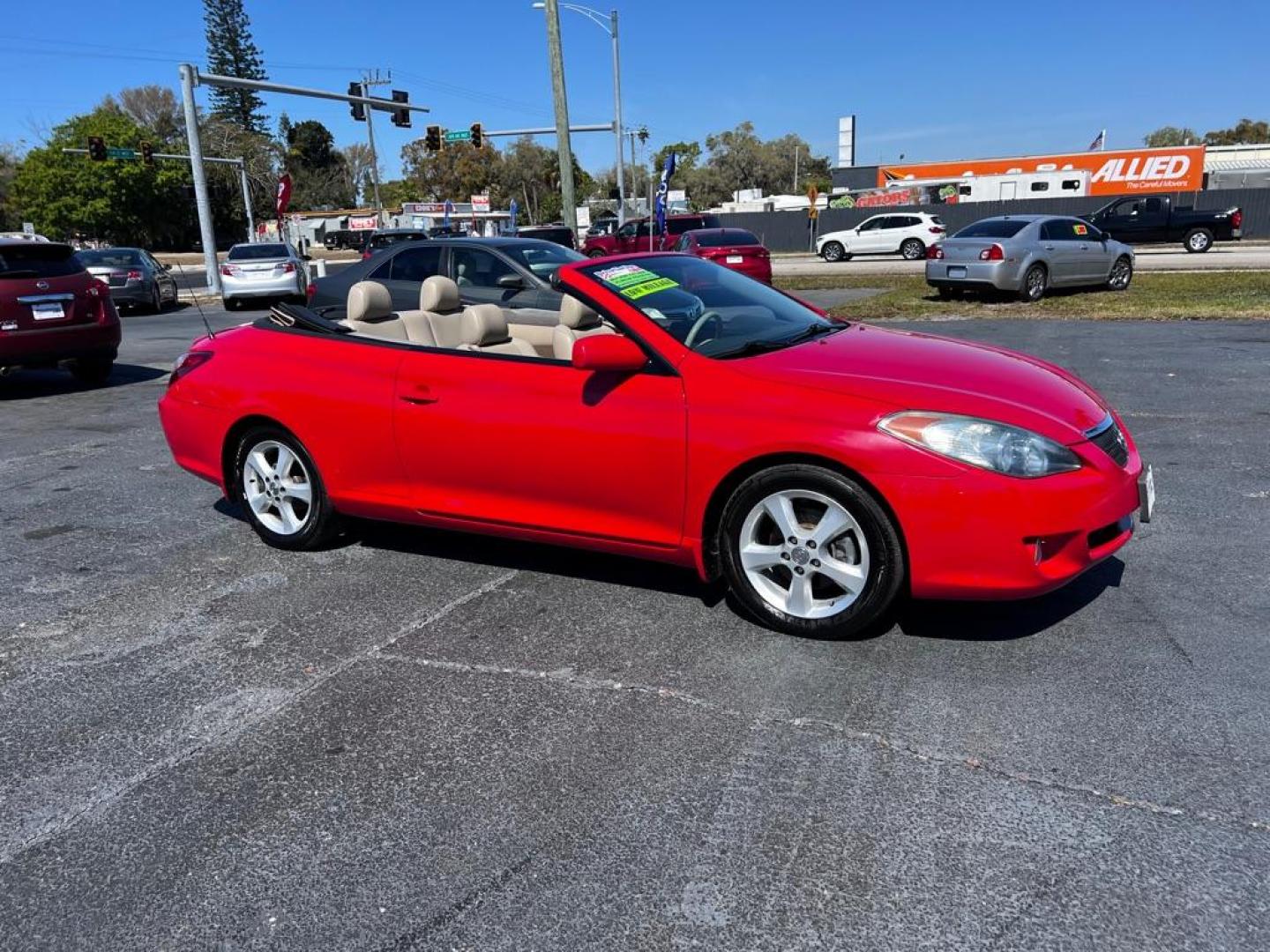 2006 RED TOYOTA CAMRY SOLARA SE (4T1FA38P66U) with an 3.3L engine, Automatic transmission, located at 2929 9th St. West, Bradenton, 34205, (941) 242-2810, 27.473591, -82.570679 - Photo#0