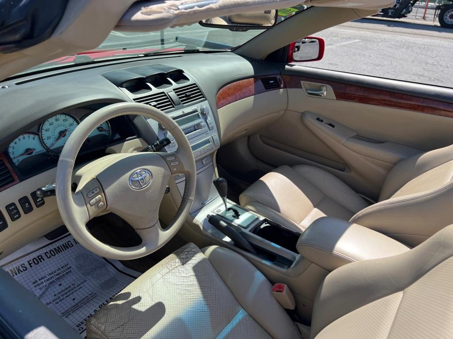 2006 RED TOYOTA CAMRY SOLARA SE (4T1FA38P66U) with an 3.3L engine, Automatic transmission, located at 2929 9th St. West, Bradenton, 34205, (941) 242-2810, 27.473591, -82.570679 - Photo#12