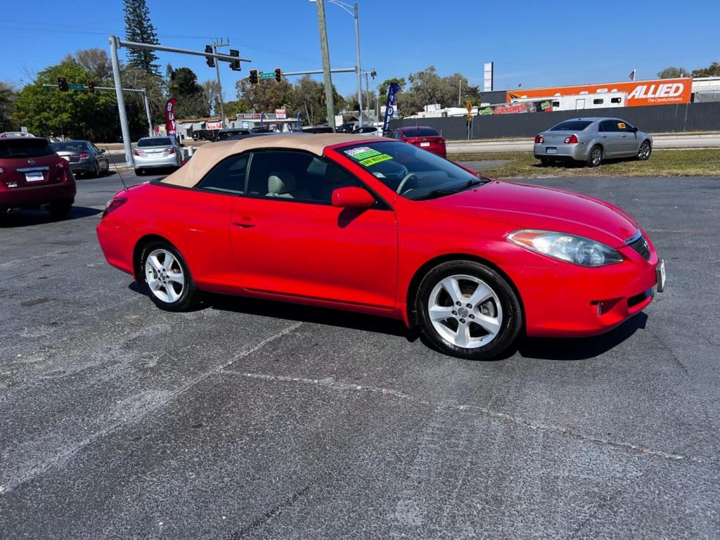 2006 RED TOYOTA CAMRY SOLARA SE (4T1FA38P66U) with an 3.3L engine, Automatic transmission, located at 2929 9th St. West, Bradenton, 34205, (941) 242-2810, 27.473591, -82.570679 - Photo#2