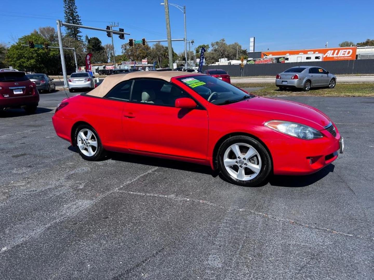 2006 RED TOYOTA CAMRY SOLARA SE (4T1FA38P66U) with an 3.3L engine, Automatic transmission, located at 2929 9th St. West, Bradenton, 34205, (941) 242-2810, 27.473591, -82.570679 - Photo#3