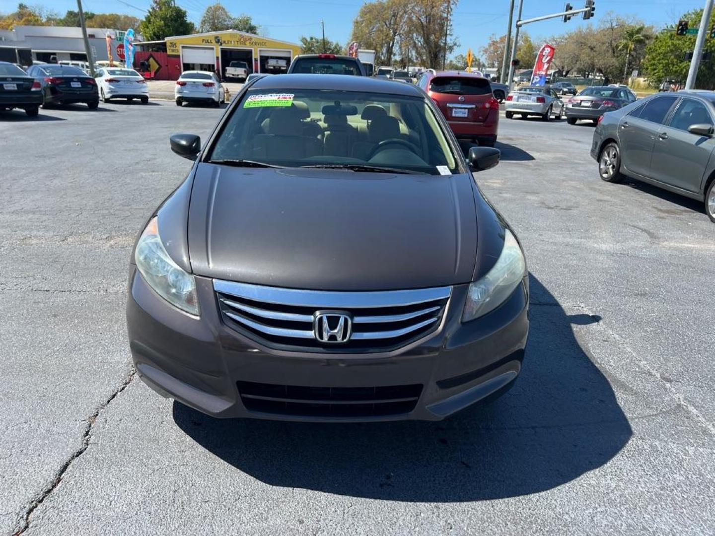 2011 BLACK HONDA ACCORD LX (1HGCP2F38BA) with an 2.4L engine, Automatic transmission, located at 2929 9th St. West, Bradenton, 34205, (941) 242-2810, 27.473591, -82.570679 - Photo#2