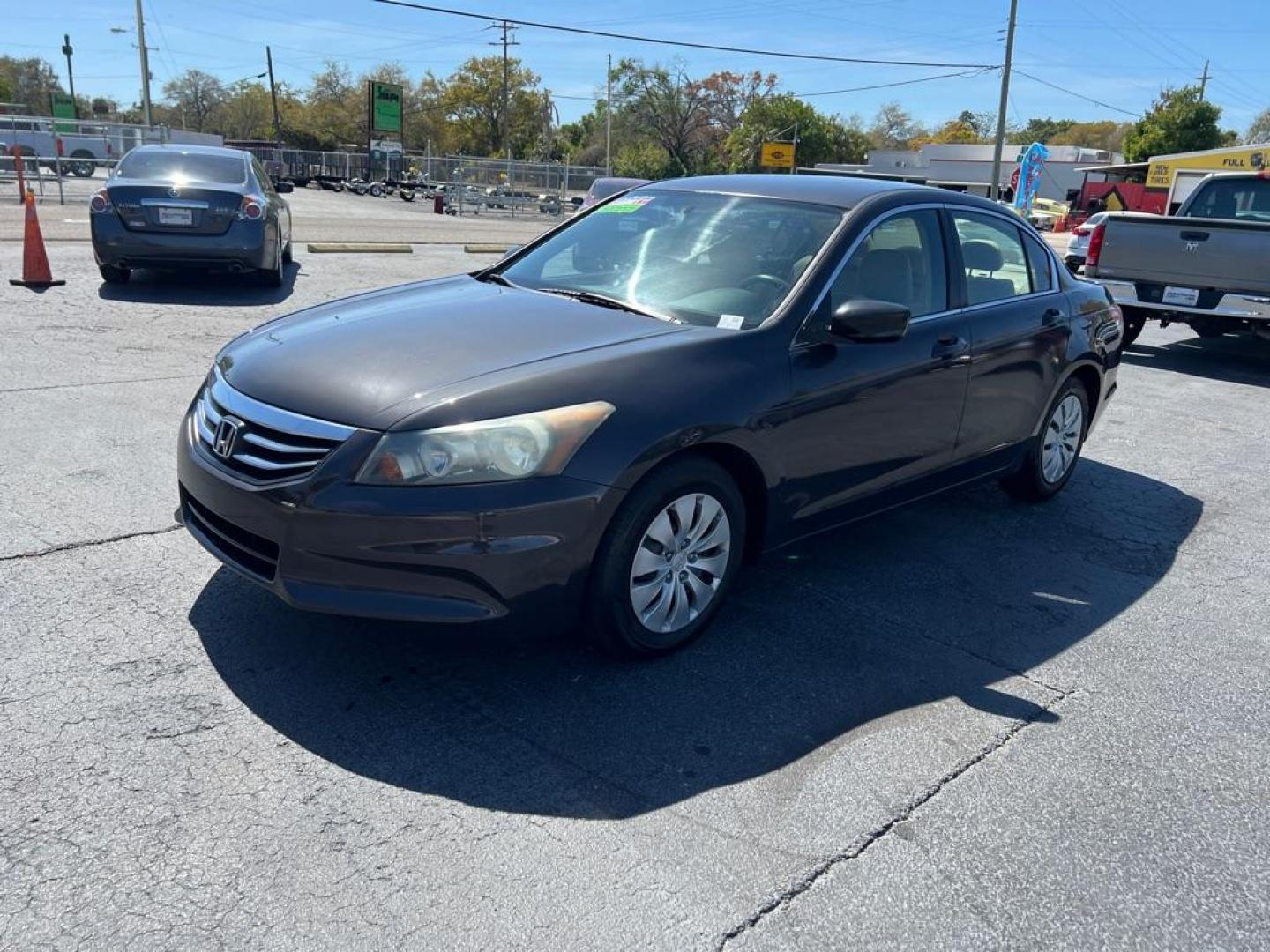 2011 BLACK HONDA ACCORD LX (1HGCP2F38BA) with an 2.4L engine, Automatic transmission, located at 2929 9th St. West, Bradenton, 34205, (941) 242-2810, 27.473591, -82.570679 - Photo#3