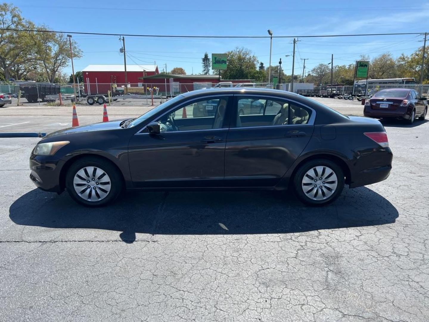 2011 BLACK HONDA ACCORD LX (1HGCP2F38BA) with an 2.4L engine, Automatic transmission, located at 2929 9th St. West, Bradenton, 34205, (941) 242-2810, 27.473591, -82.570679 - Photo#4