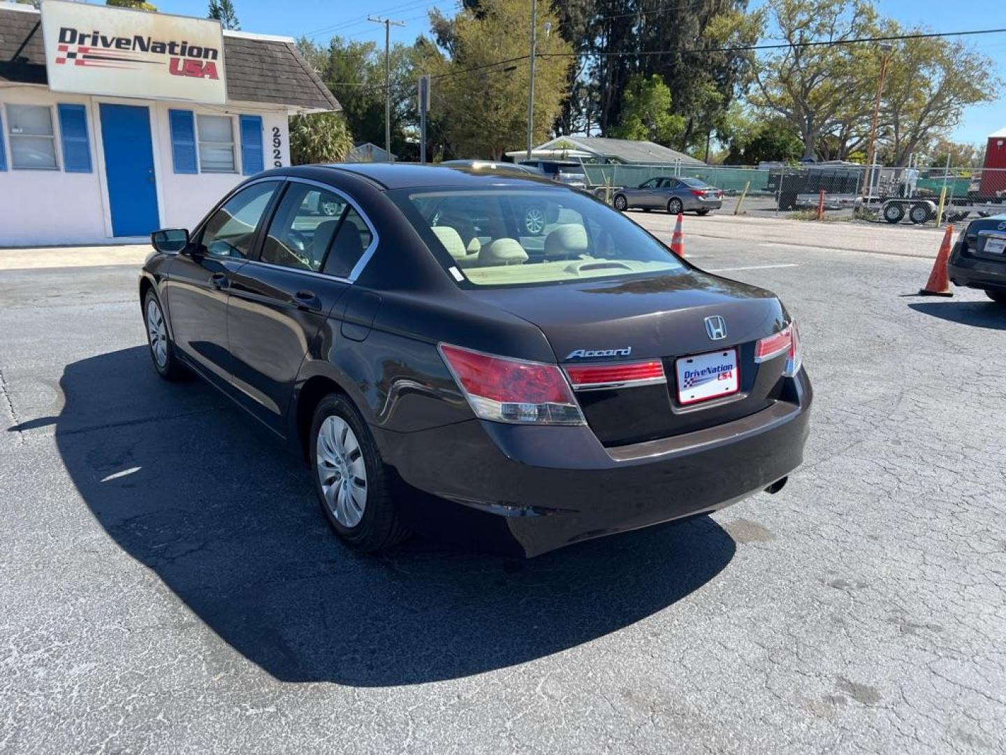 2011 BLACK HONDA ACCORD LX (1HGCP2F38BA) with an 2.4L engine, Automatic transmission, located at 2929 9th St. West, Bradenton, 34205, (941) 242-2810, 27.473591, -82.570679 - Photo#5