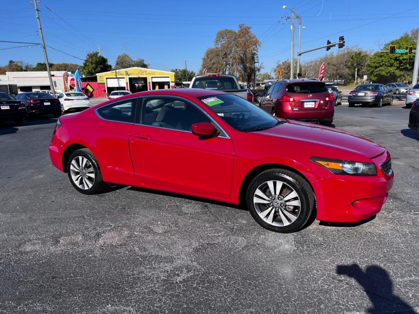 2010 RED HONDA ACCORD LX (1HGCS1B36AA) with an 2.4L engine, Automatic transmission, located at 2929 9th St. West, Bradenton, 34205, (941) 242-2810, 27.473591, -82.570679 - Photo#1