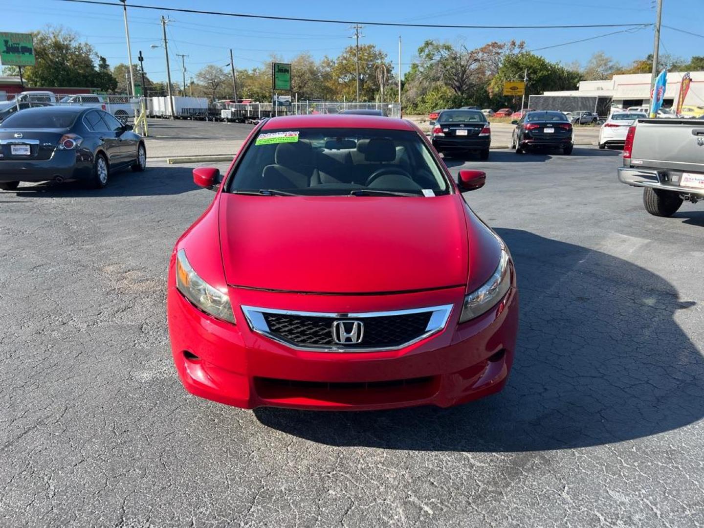 2010 RED HONDA ACCORD LX (1HGCS1B36AA) with an 2.4L engine, Automatic transmission, located at 2929 9th St. West, Bradenton, 34205, (941) 242-2810, 27.473591, -82.570679 - Photo#3