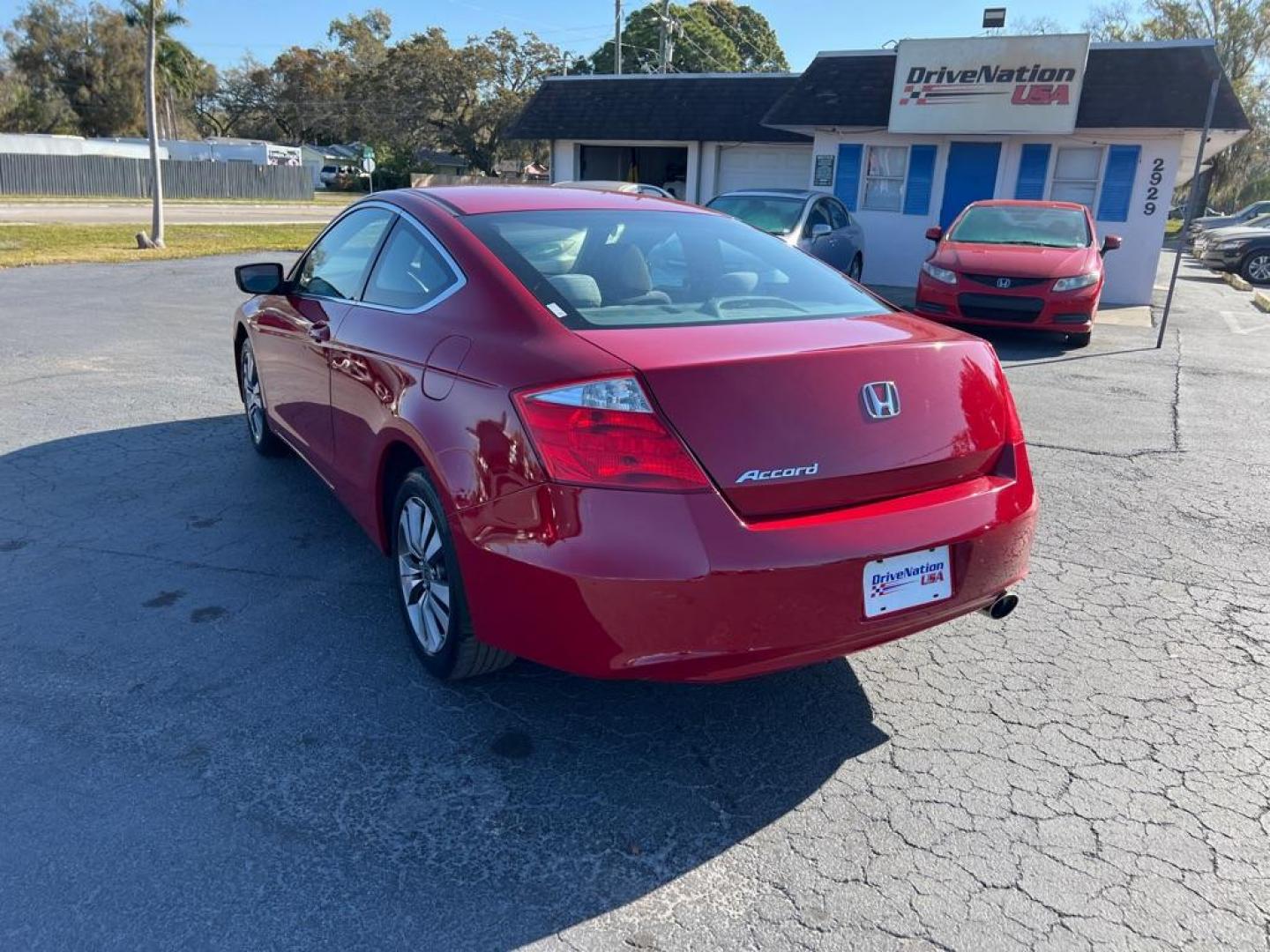 2010 RED HONDA ACCORD LX (1HGCS1B36AA) with an 2.4L engine, Automatic transmission, located at 2929 9th St. West, Bradenton, 34205, (941) 242-2810, 27.473591, -82.570679 - Photo#6