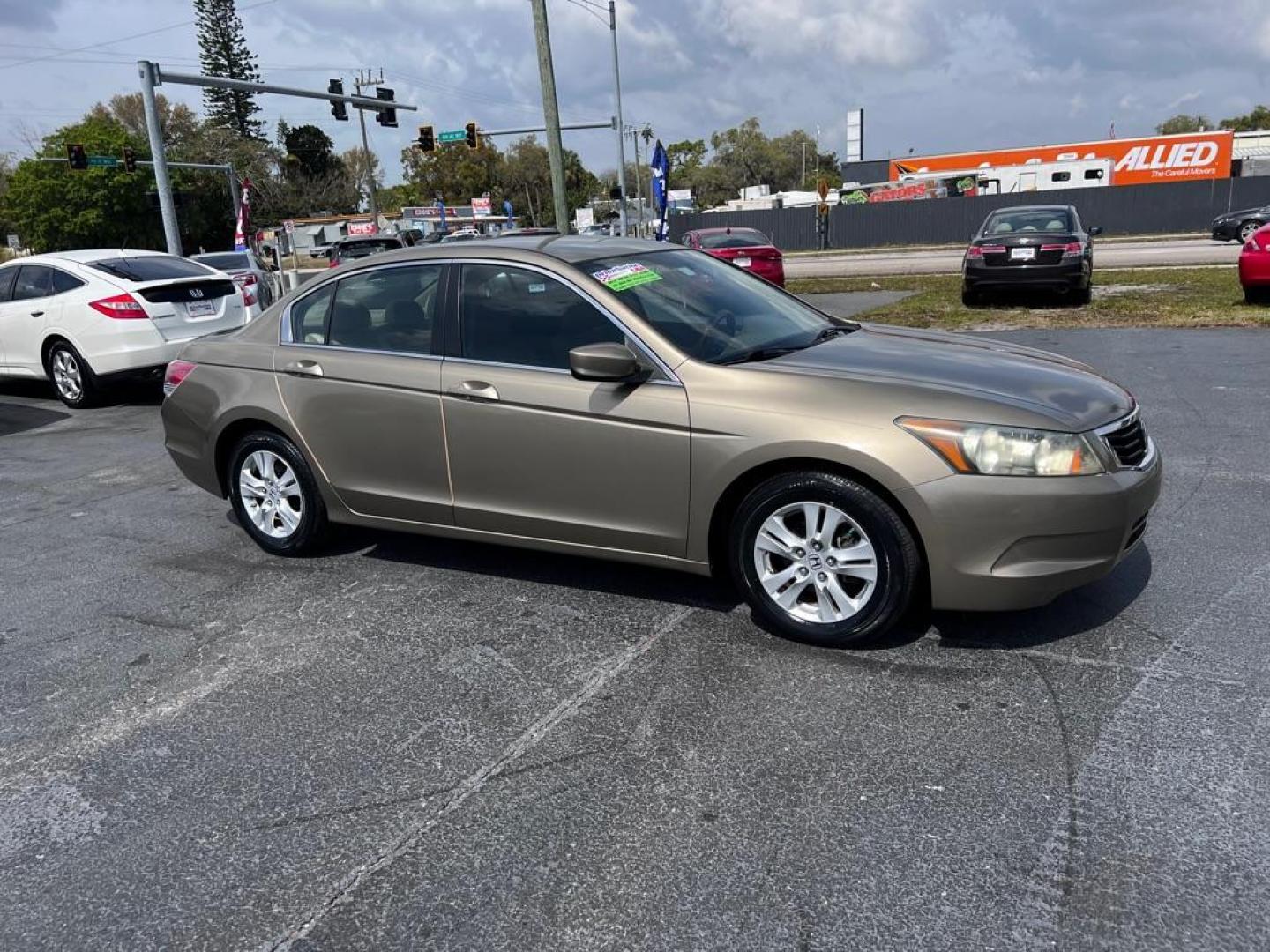 2008 TAN HONDA ACCORD LXP (1HGCP26428A) with an 2.4L engine, Automatic transmission, located at 2929 9th St. West, Bradenton, 34205, (941) 242-2810, 27.473591, -82.570679 - Photo#0