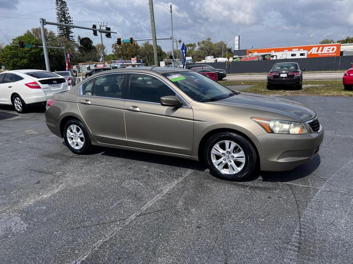 2008 TAN HONDA ACCORD LXP (1HGCP26428A) with an 2.4L engine, Automatic transmission, located at 2929 9th St. West, Bradenton, 34205, (941) 242-2810, 27.473591, -82.570679 - Photo#1