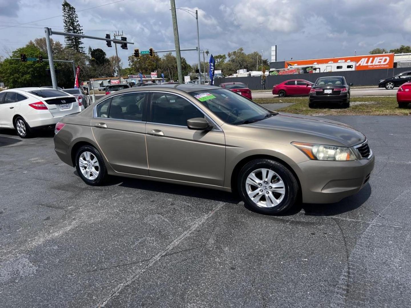 2008 TAN HONDA ACCORD LXP (1HGCP26428A) with an 2.4L engine, Automatic transmission, located at 2929 9th St. West, Bradenton, 34205, (941) 242-2810, 27.473591, -82.570679 - Photo#2