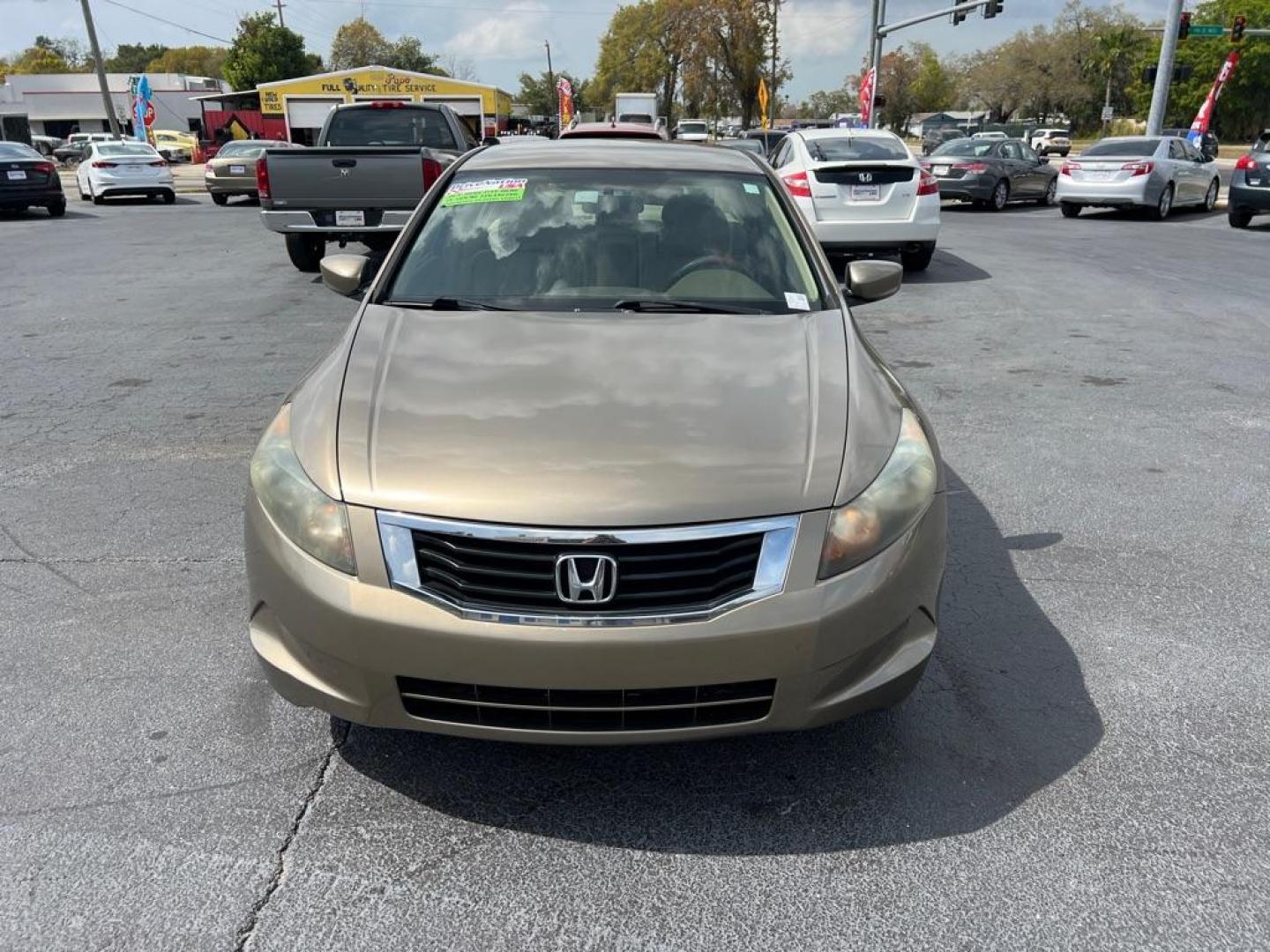 2008 TAN HONDA ACCORD LXP (1HGCP26428A) with an 2.4L engine, Automatic transmission, located at 2929 9th St. West, Bradenton, 34205, (941) 242-2810, 27.473591, -82.570679 - Photo#3