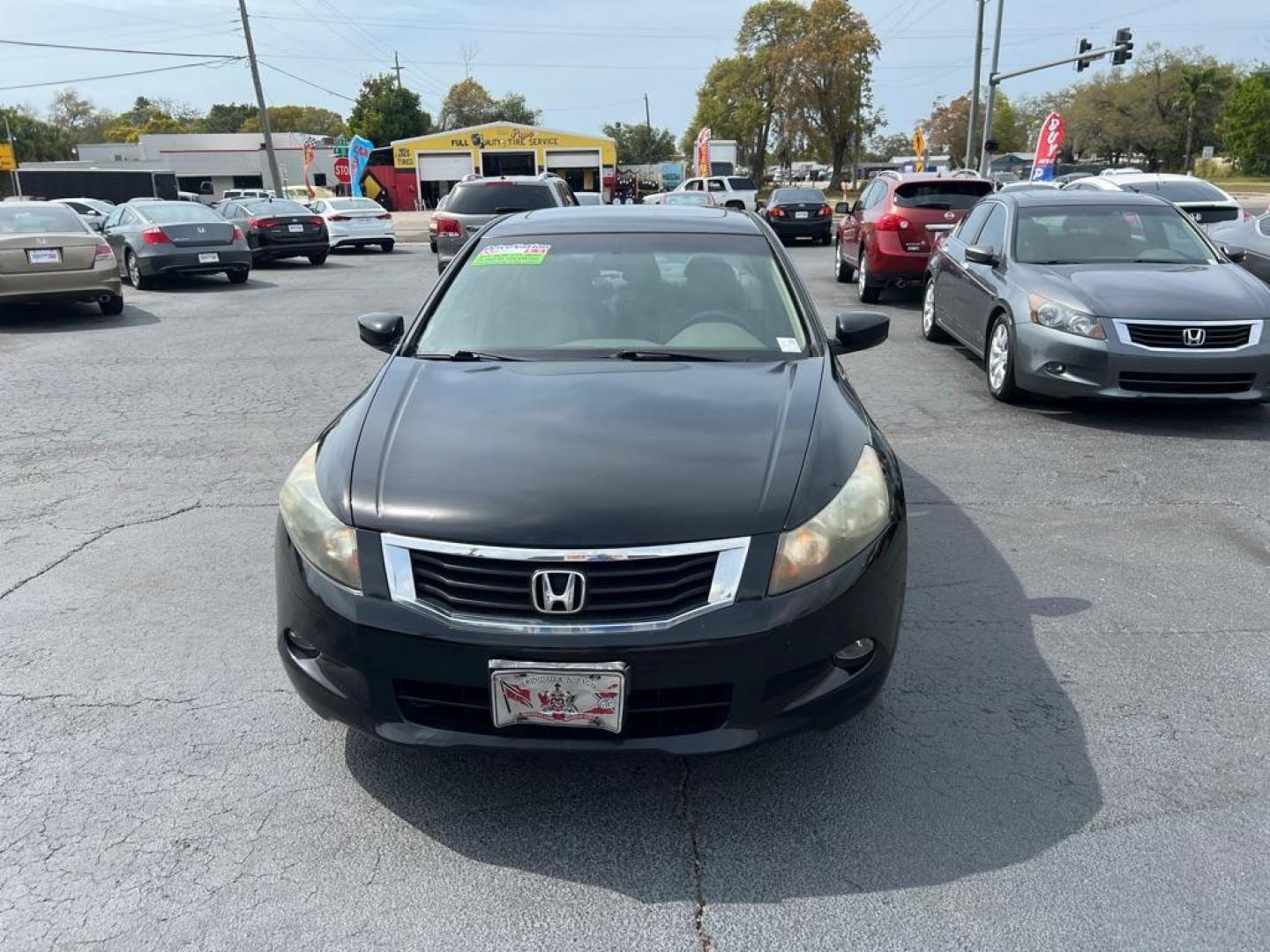 2010 BLACK HONDA ACCORD EXL (1HGCP3F88AA) with an 3.5L engine, Automatic transmission, located at 2929 9th St. West, Bradenton, 34205, (941) 242-2810, 27.473591, -82.570679 - Photo#2