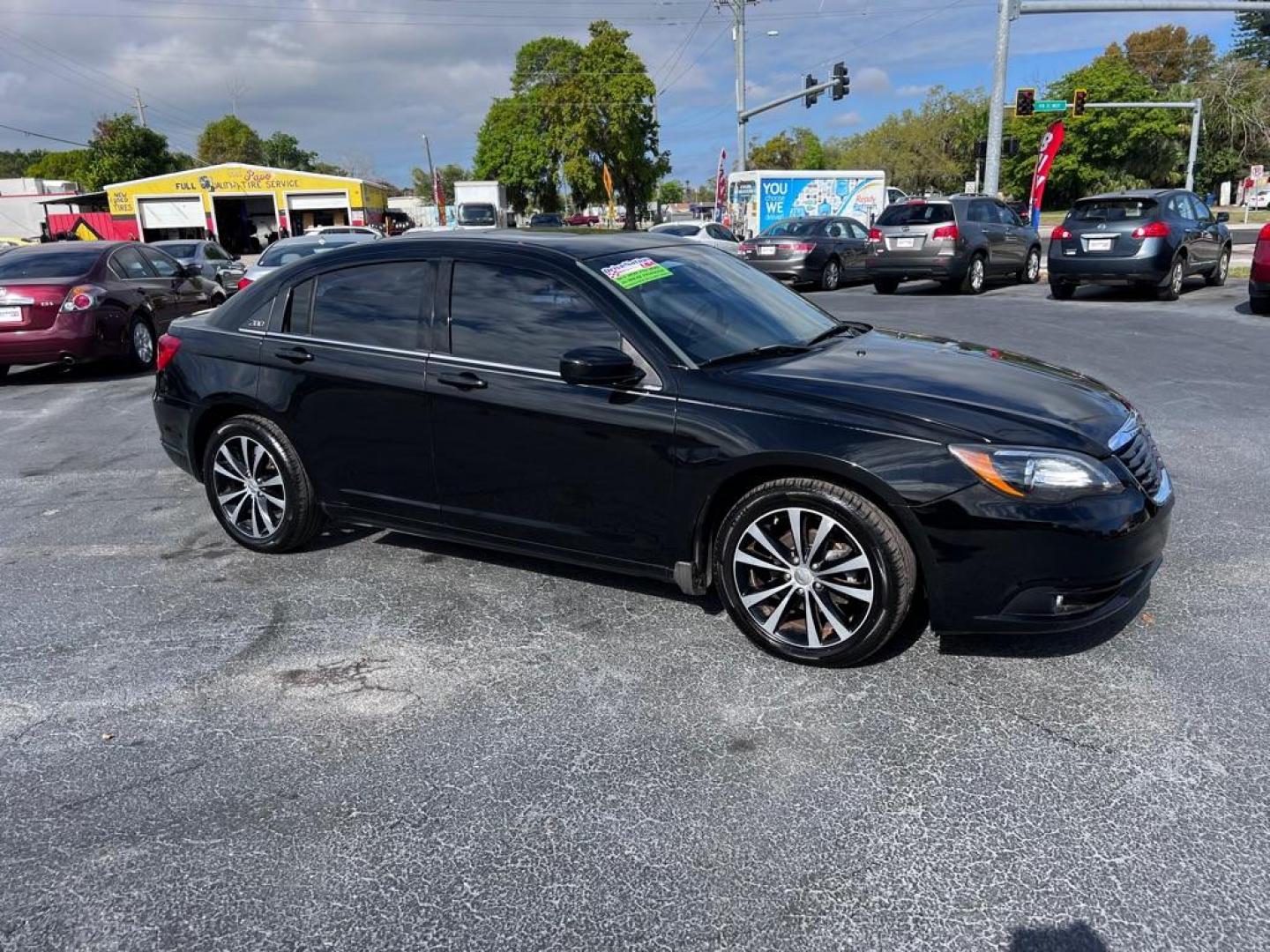 2013 BLACK CHRYSLER 200 TOURING (1C3CCBBB3DN) with an 2.4L engine, Automatic transmission, located at 2929 9th St. West, Bradenton, 34205, (941) 242-2810, 27.473591, -82.570679 - Photo#1